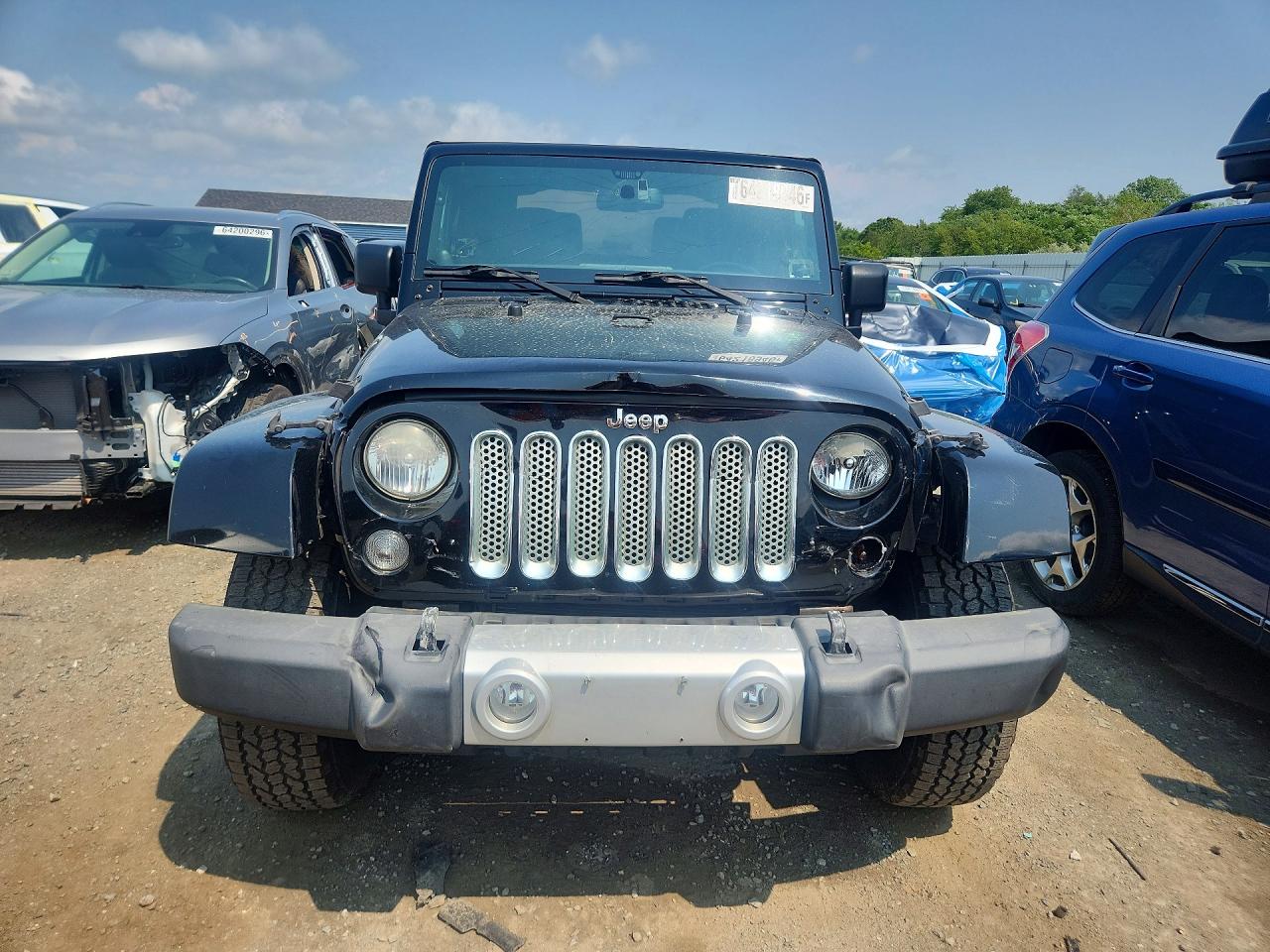 2014 Jeep Wrangler Sahara Black vin: 1C4AJWBG9EL322267