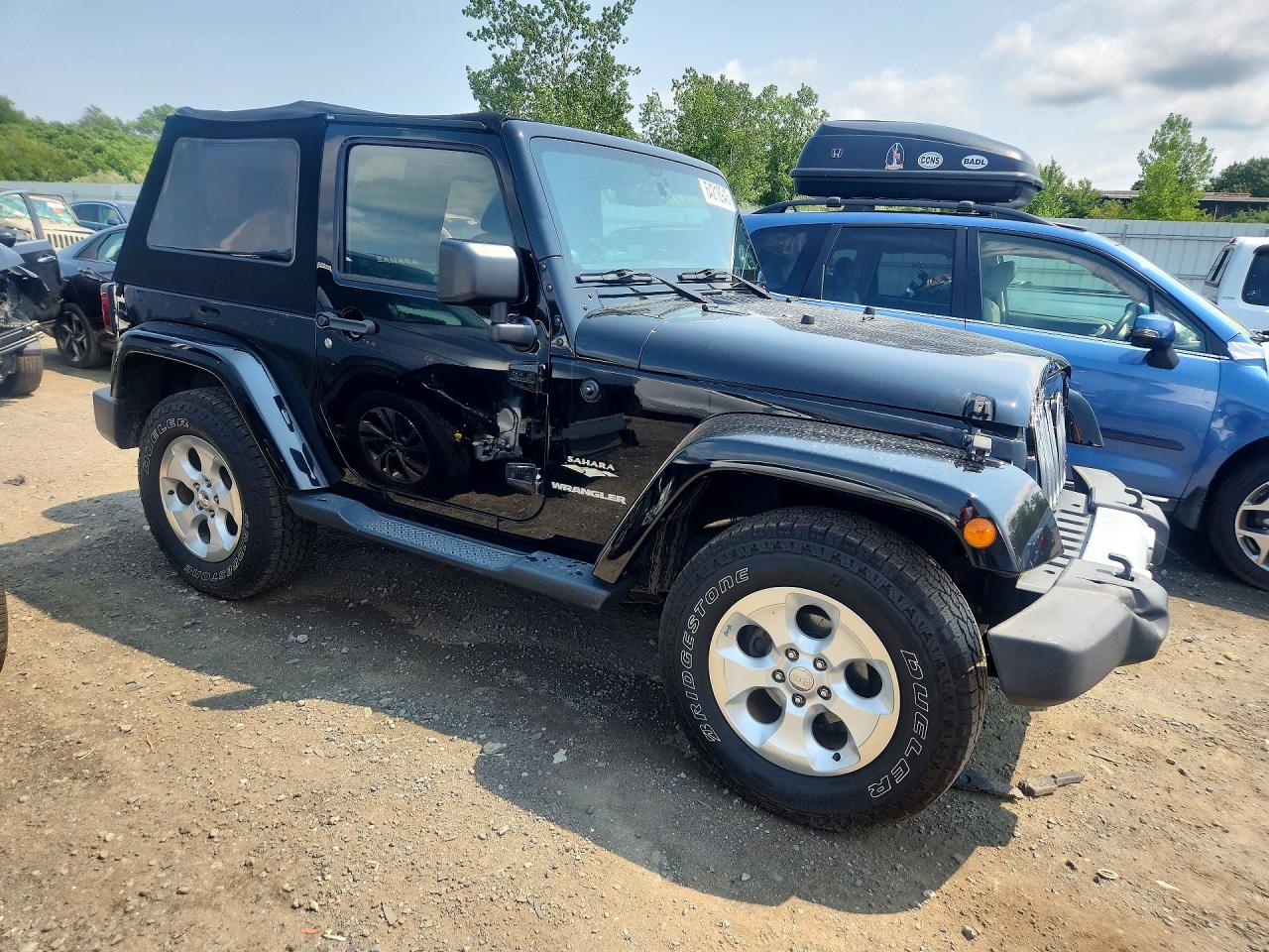 2014 Jeep Wrangler Sahara Black vin: 1C4AJWBG9EL322267