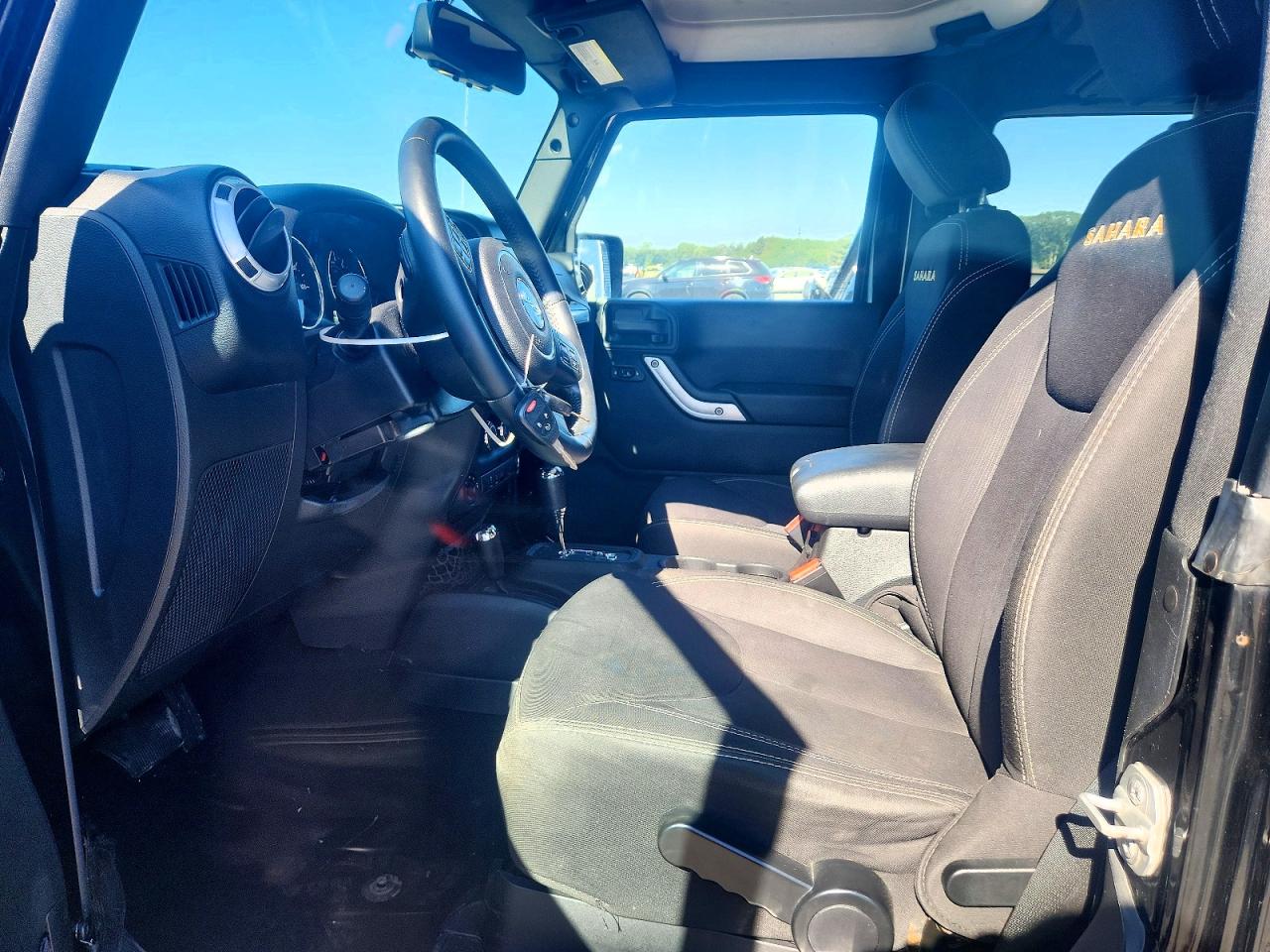2015 Jeep Wrangler Sahara Black vin: 1C4AJWBG9FL569838