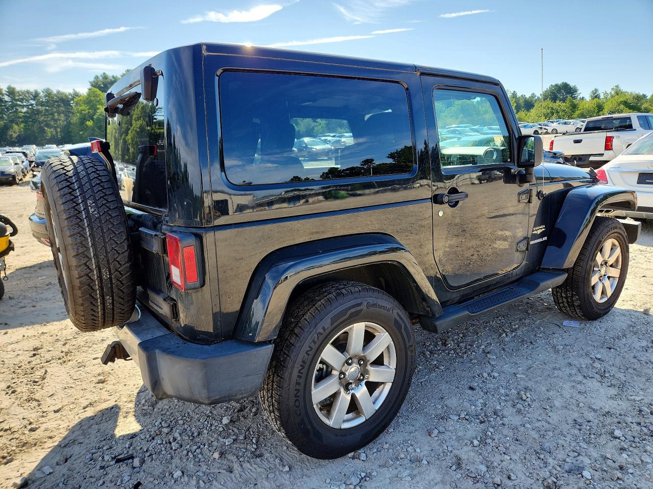 2012 Jeep Wrangler Sahara Черный vin: 1C4AJWBGXCL243185