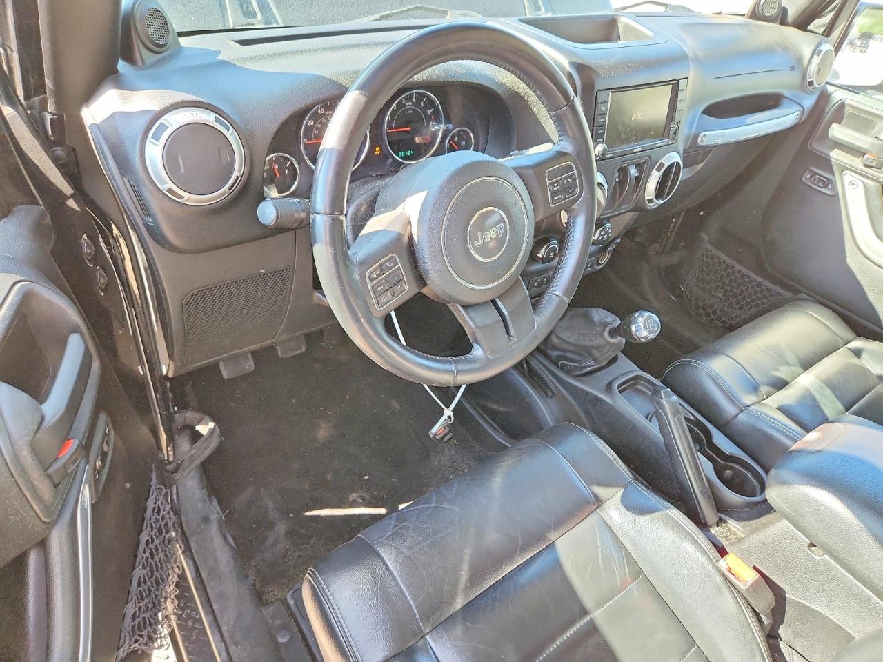 2012 Jeep Wrangler Sahara Черный vin: 1C4AJWBGXCL243185