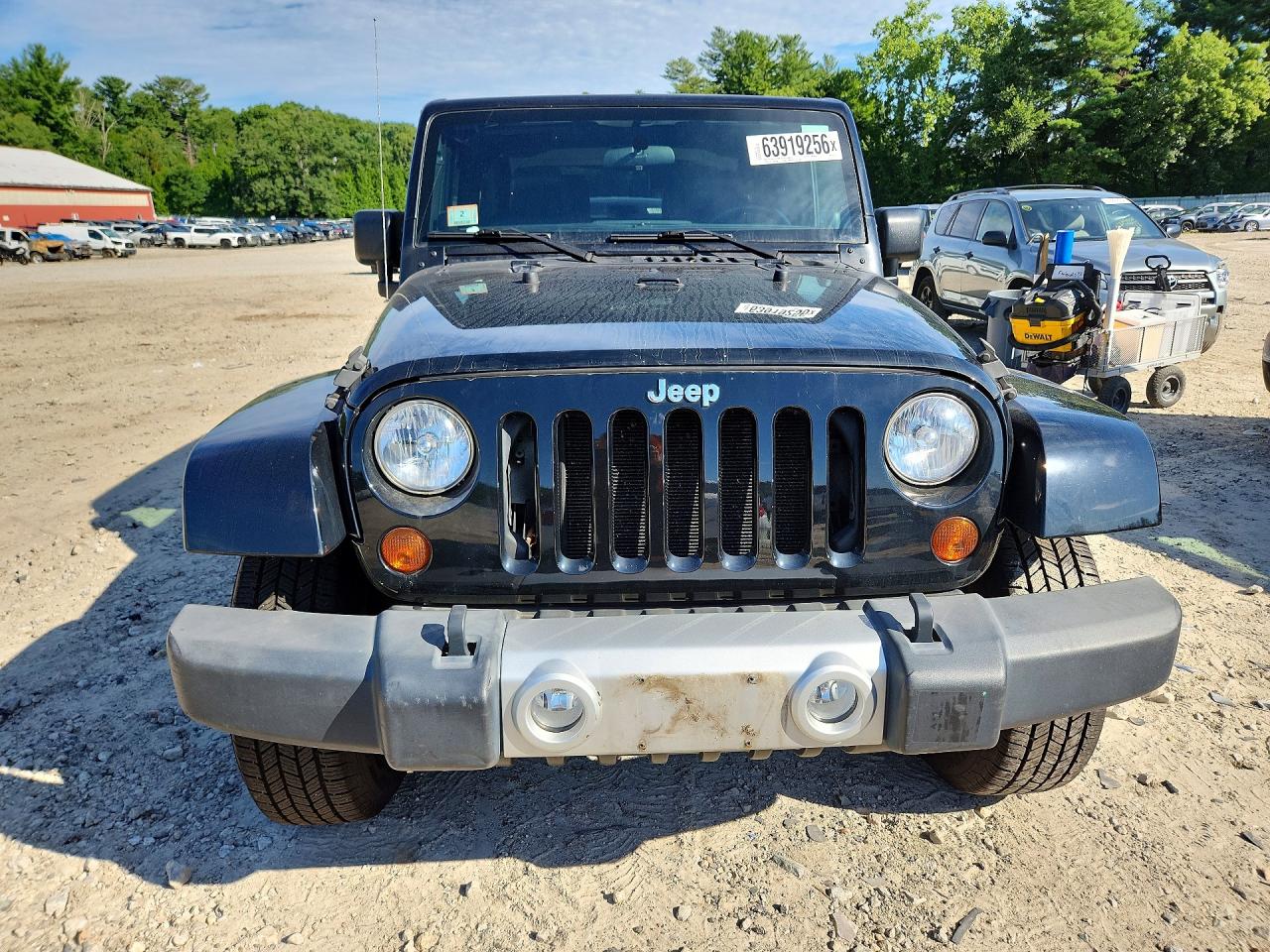 2012 Jeep Wrangler Sahara Черный vin: 1C4AJWBGXCL243185