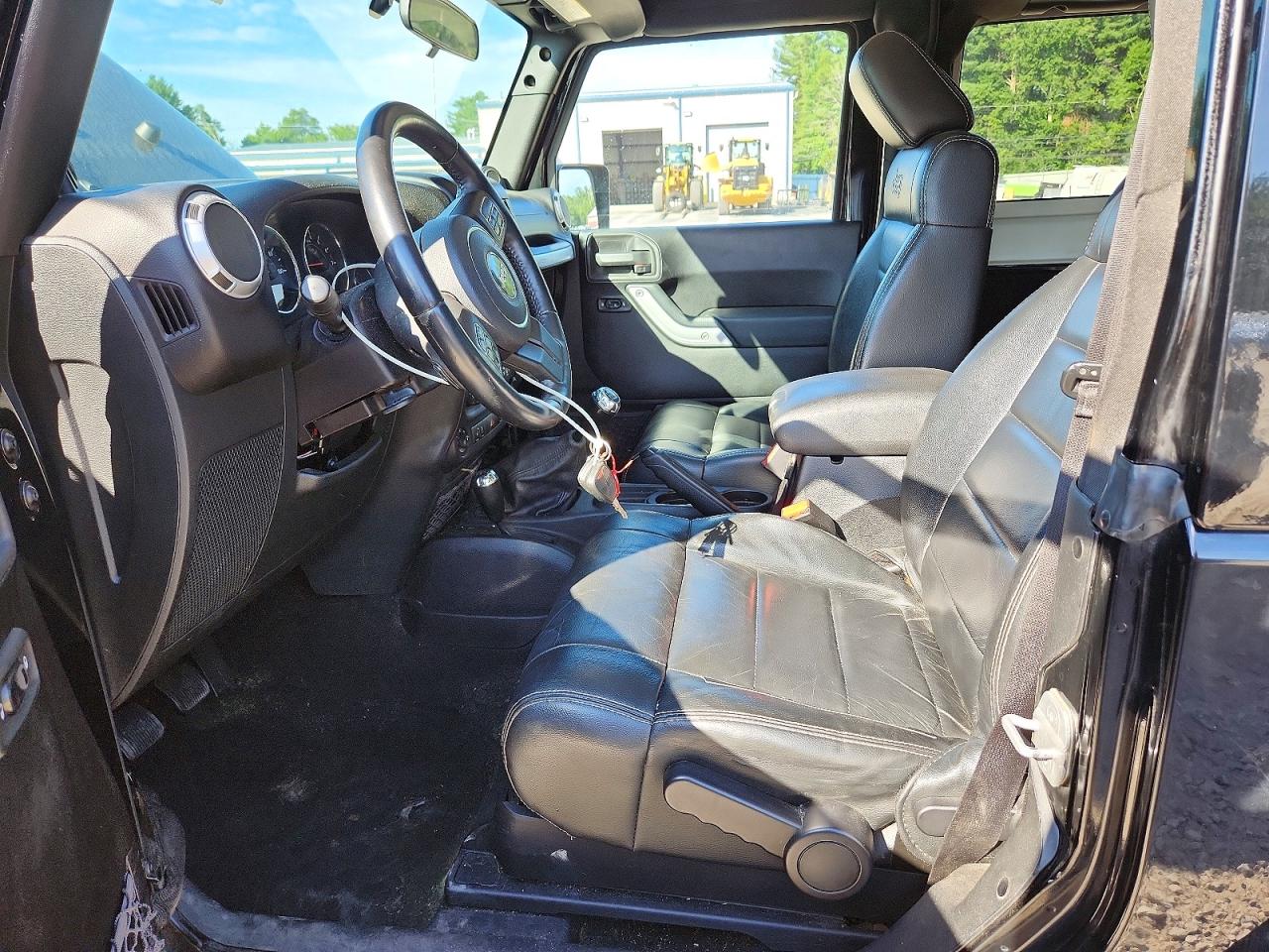 2012 Jeep Wrangler Sahara Черный vin: 1C4AJWBGXCL243185