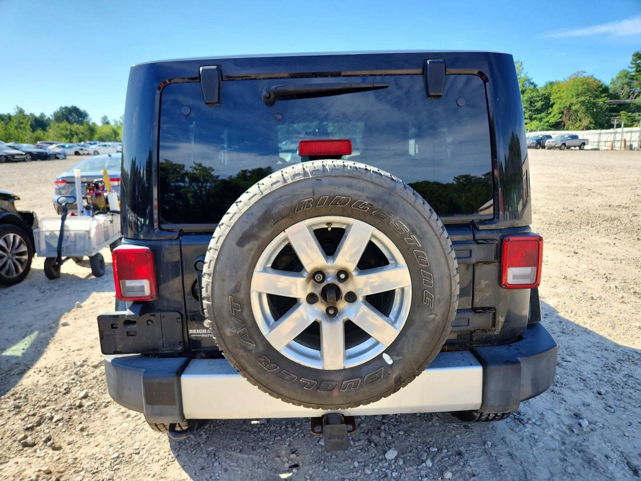 2012 Jeep Wrangler Sahara Черный vin: 1C4AJWBGXCL243185