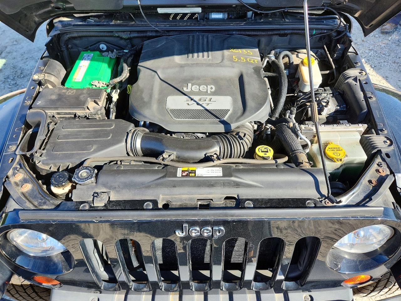 2012 Jeep Wrangler Sahara Черный vin: 1C4AJWBGXCL243185