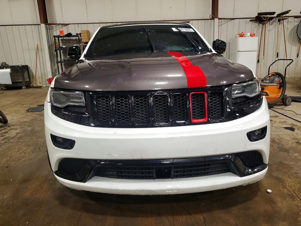 2015 Jeep Grand Cherokee Overland White vin: 1C4RJFCG0FC210024