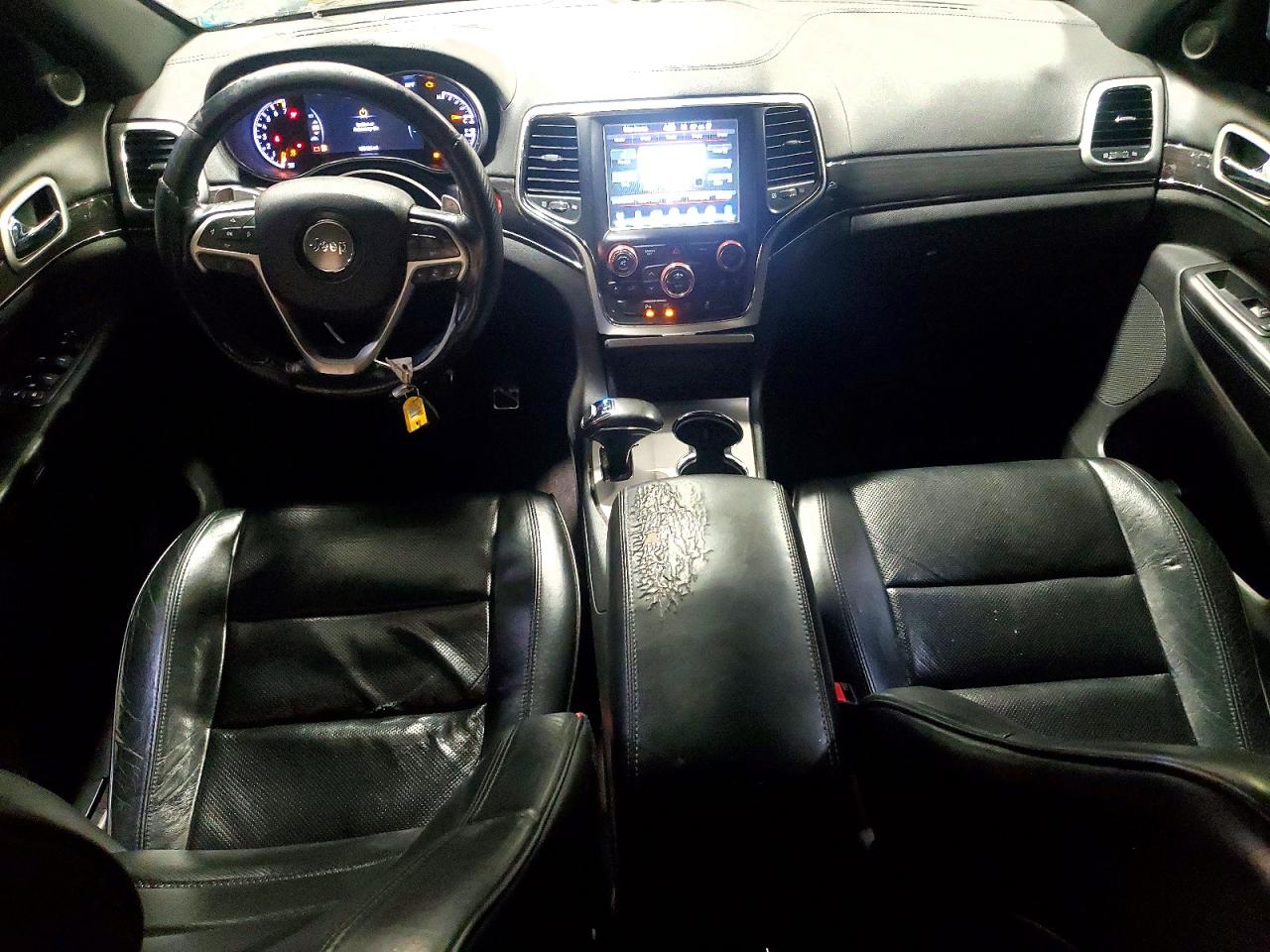 2015 Jeep Grand Cherokee Overland White vin: 1C4RJFCG0FC210024