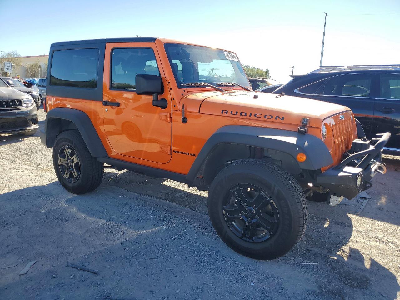 2013 Jeep Wrangler Rubicon Оранжевый vin: 1C4BJWCG0DL531978