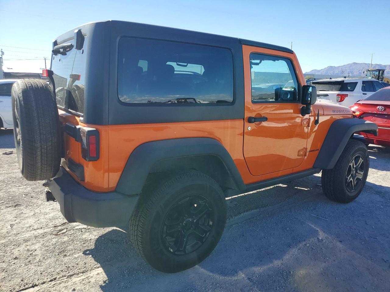 2013 Jeep Wrangler Rubicon Оранжевый vin: 1C4BJWCG0DL531978