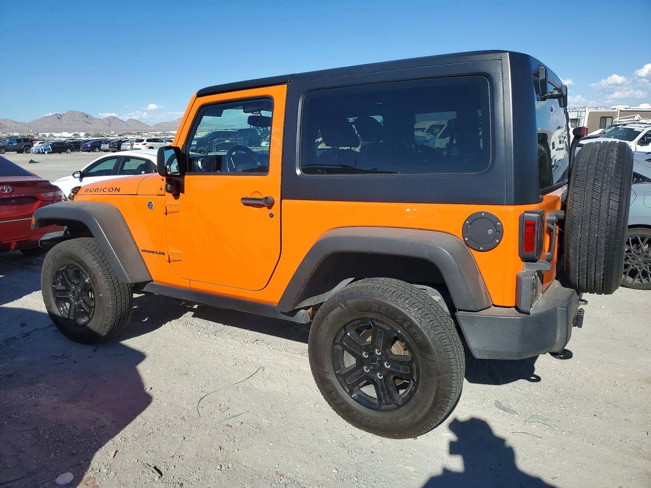 2013 Jeep Wrangler Rubicon Оранжевый vin: 1C4BJWCG0DL531978