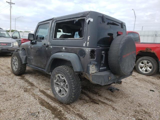 2014 Jeep Wrangler Rubicon Gray vin: 1C4BJWCG1EL297013
