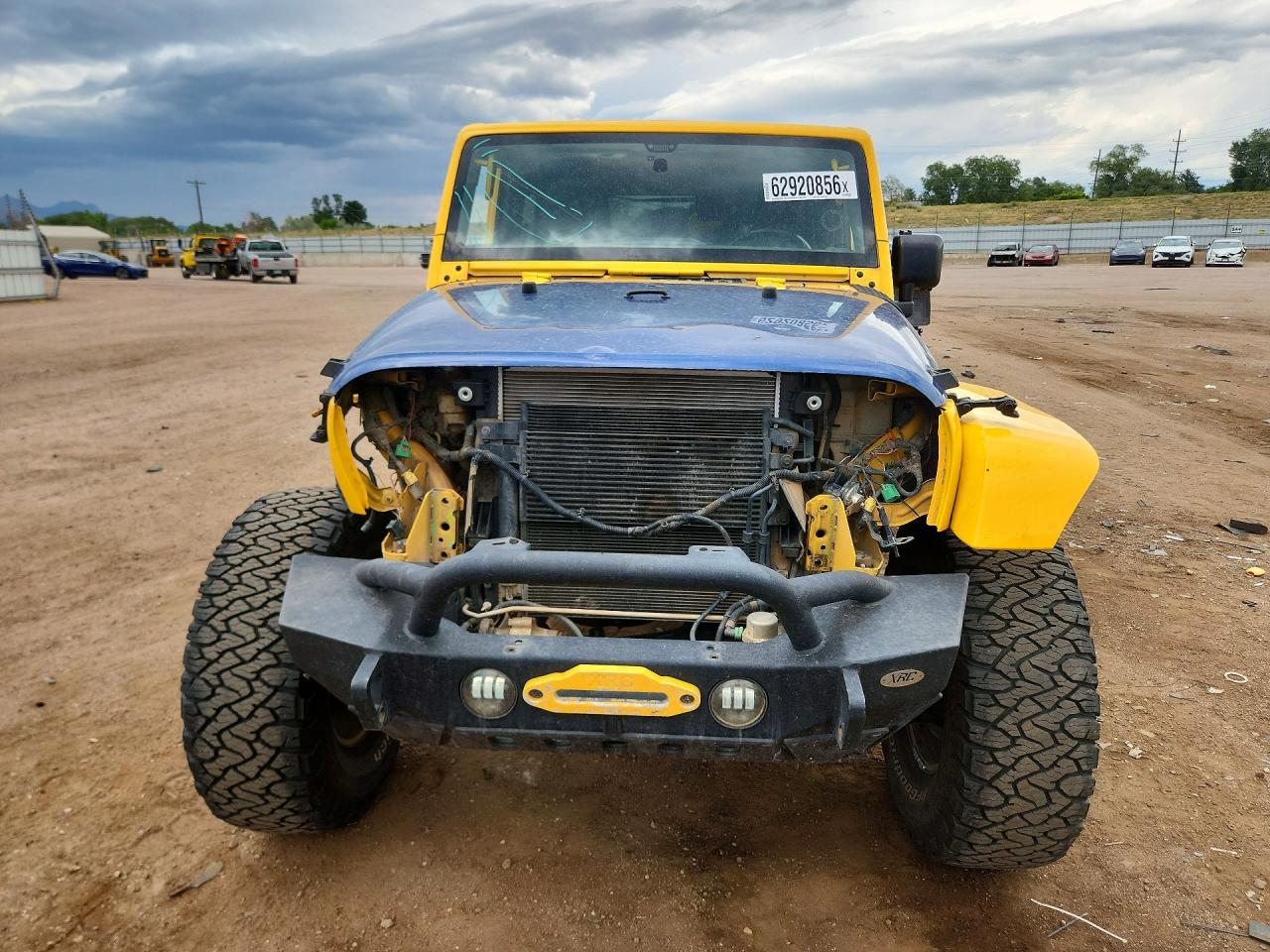 2015 Jeep Wrangler Rubicon Yellow vin: 1C4BJWCG1FL540868