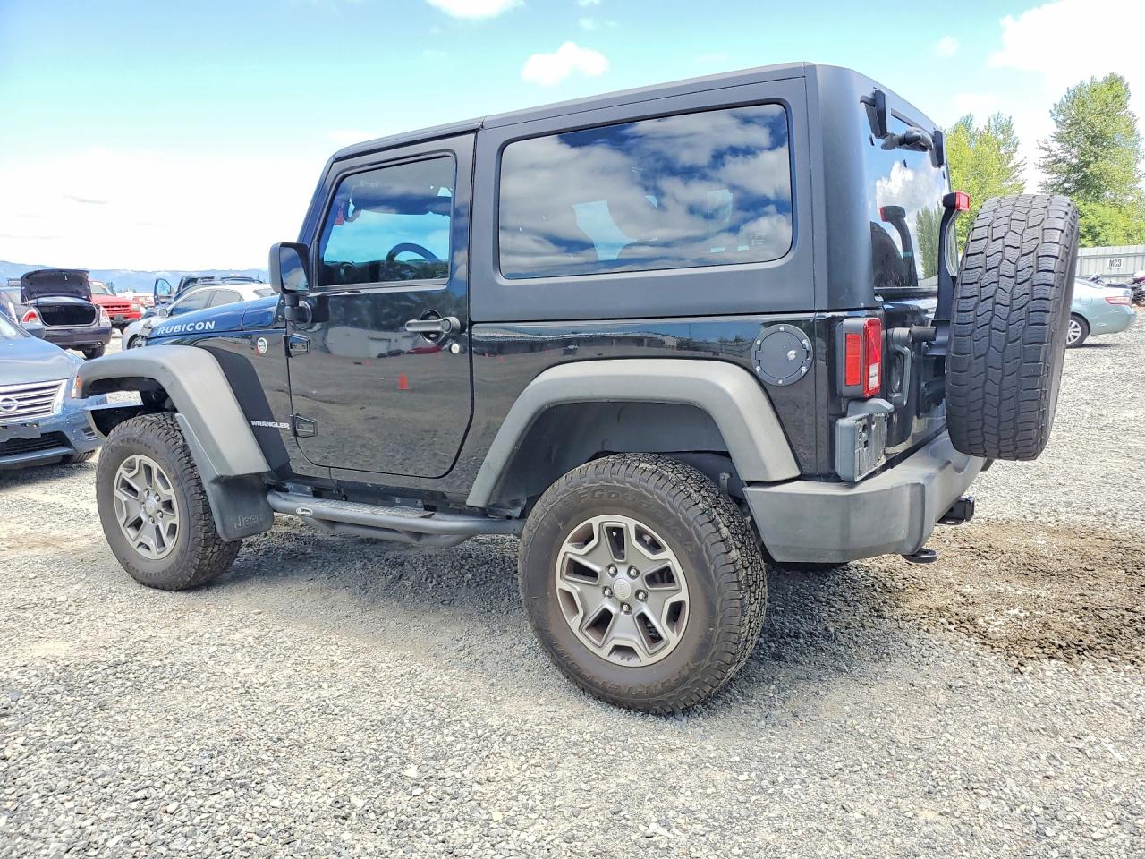 2015 Jeep Wrangler Rubicon Black vin: 1C4BJWCG1FL714096