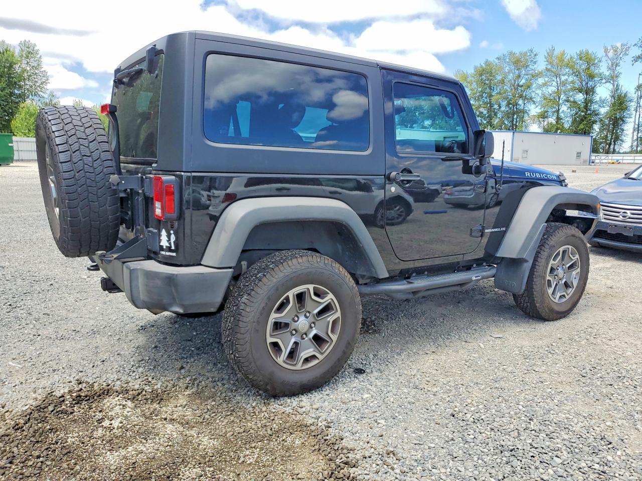 2015 Jeep Wrangler Rubicon Black vin: 1C4BJWCG1FL714096