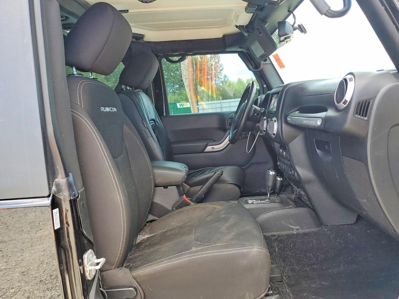 2015 Jeep Wrangler Rubicon Black vin: 1C4BJWCG1FL714096