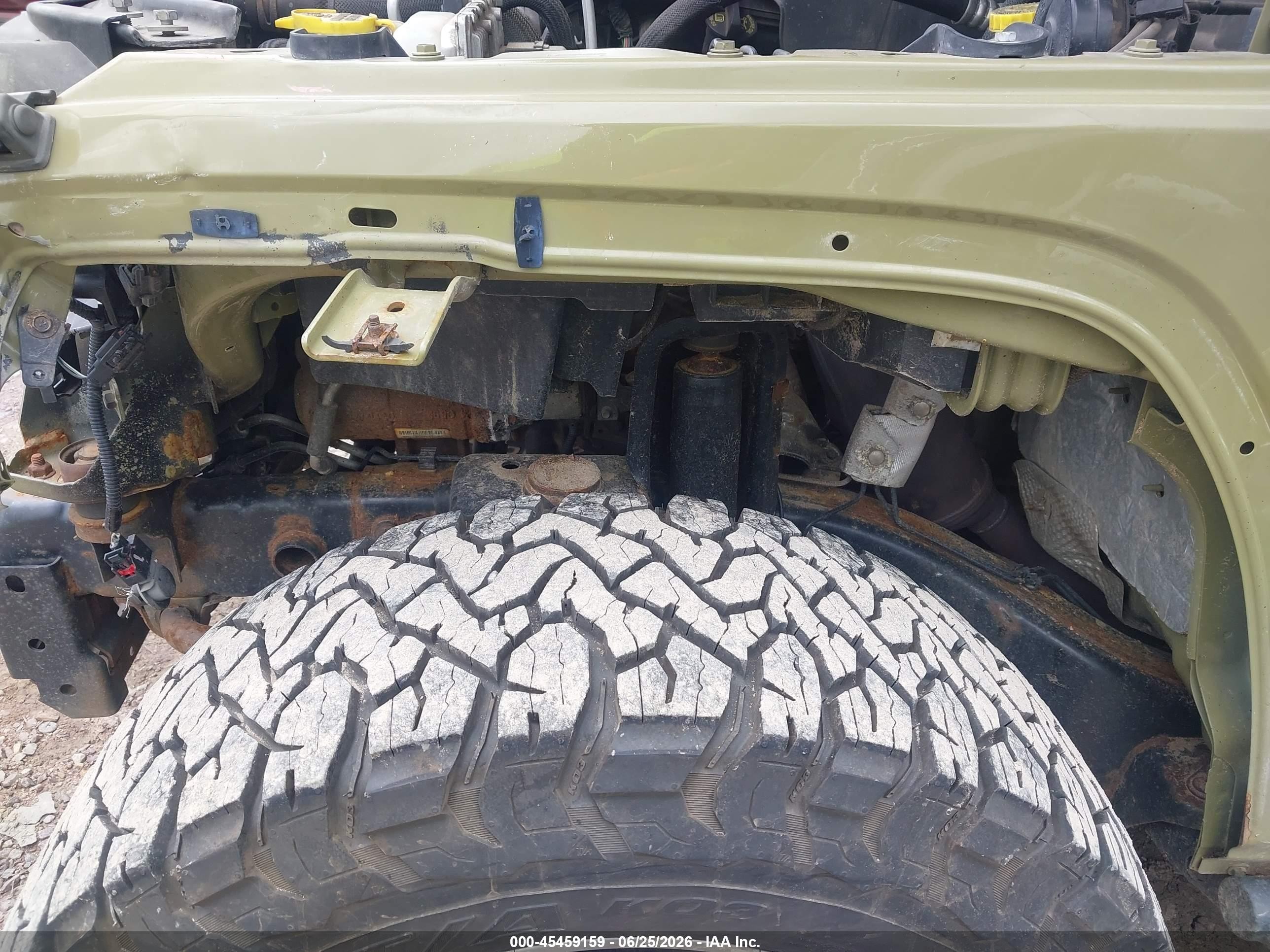 2013 Jeep Wrangler Rubicon Green vin: 1C4BJWCG2DL575707