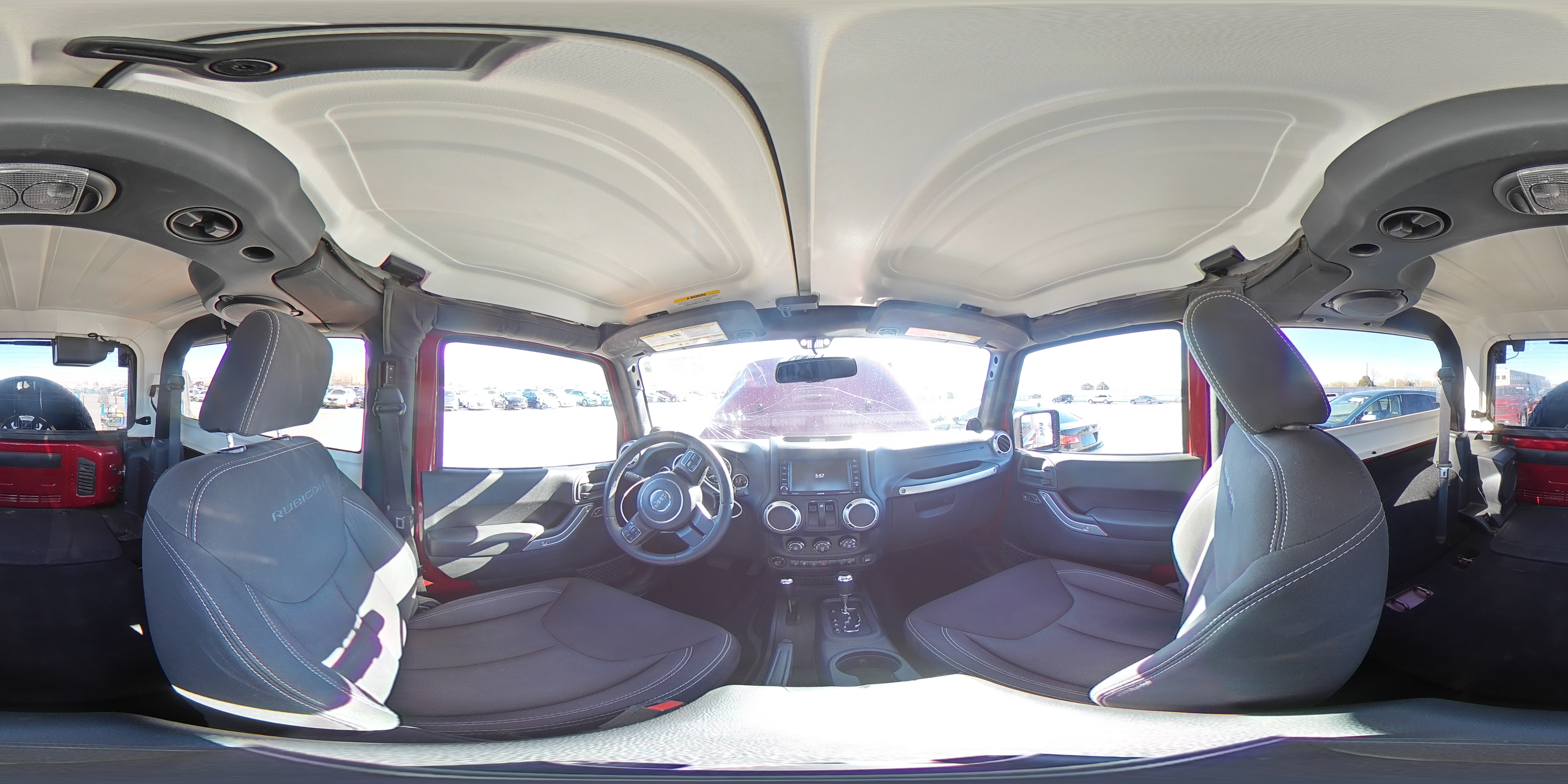 2013 Jeep Wrangler Rubicon Red vin: 1C4BJWCG7DL527300