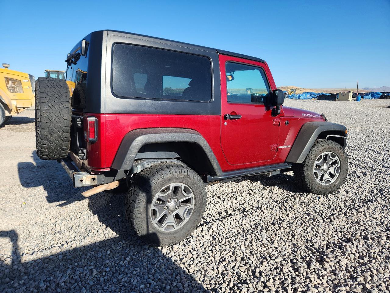 2013 Jeep Wrangler Rubicon Red vin: 1C4BJWCG7DL527300
