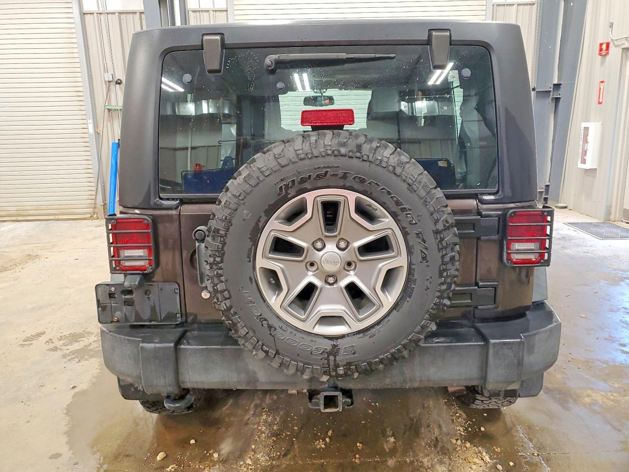 2013 Jeep Wrangler Rubicon Brown vin: 1C4BJWCG7DL640146
