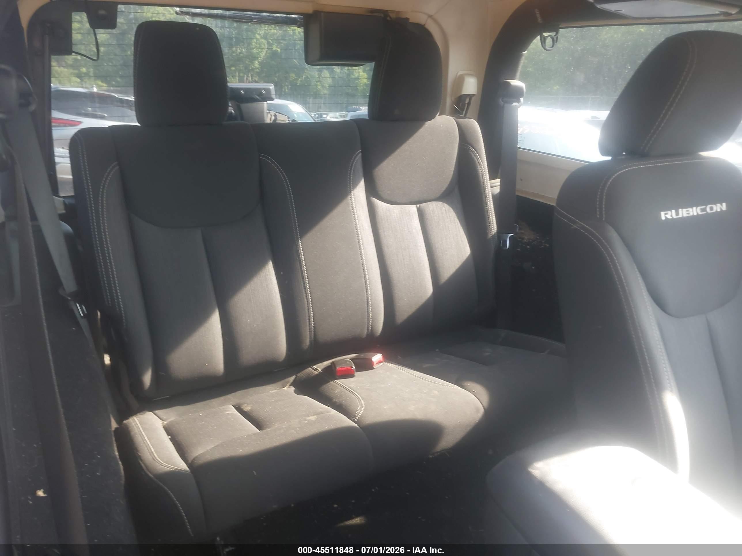 2015 Jeep Wrangler Rubicon Black vin: 1C4BJWCG7FL552068