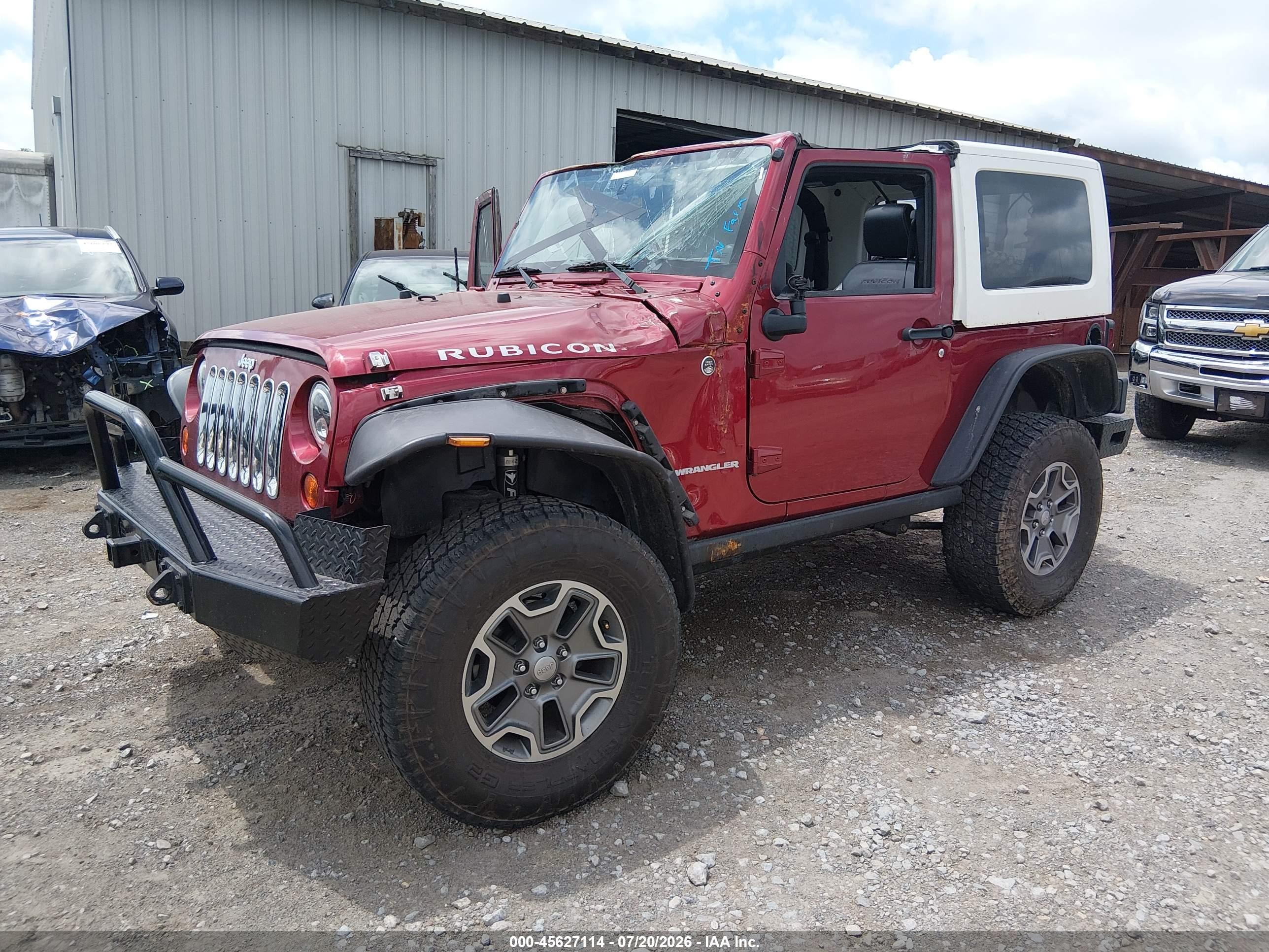 2013 Jeep Wrangler Rubicon Red vin: 1C4BJWCG9DL508392