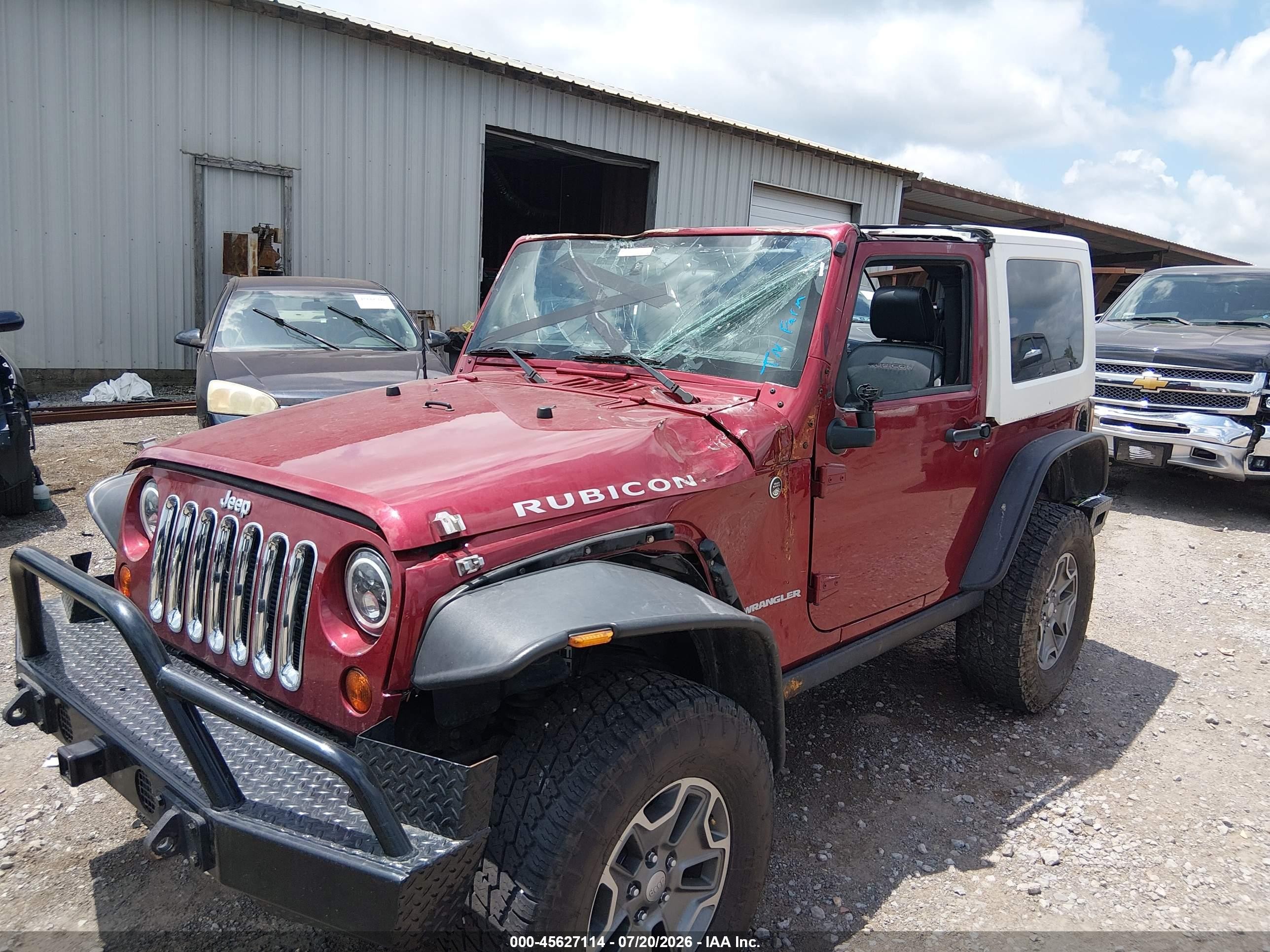 2013 Jeep Wrangler Rubicon Red vin: 1C4BJWCG9DL508392