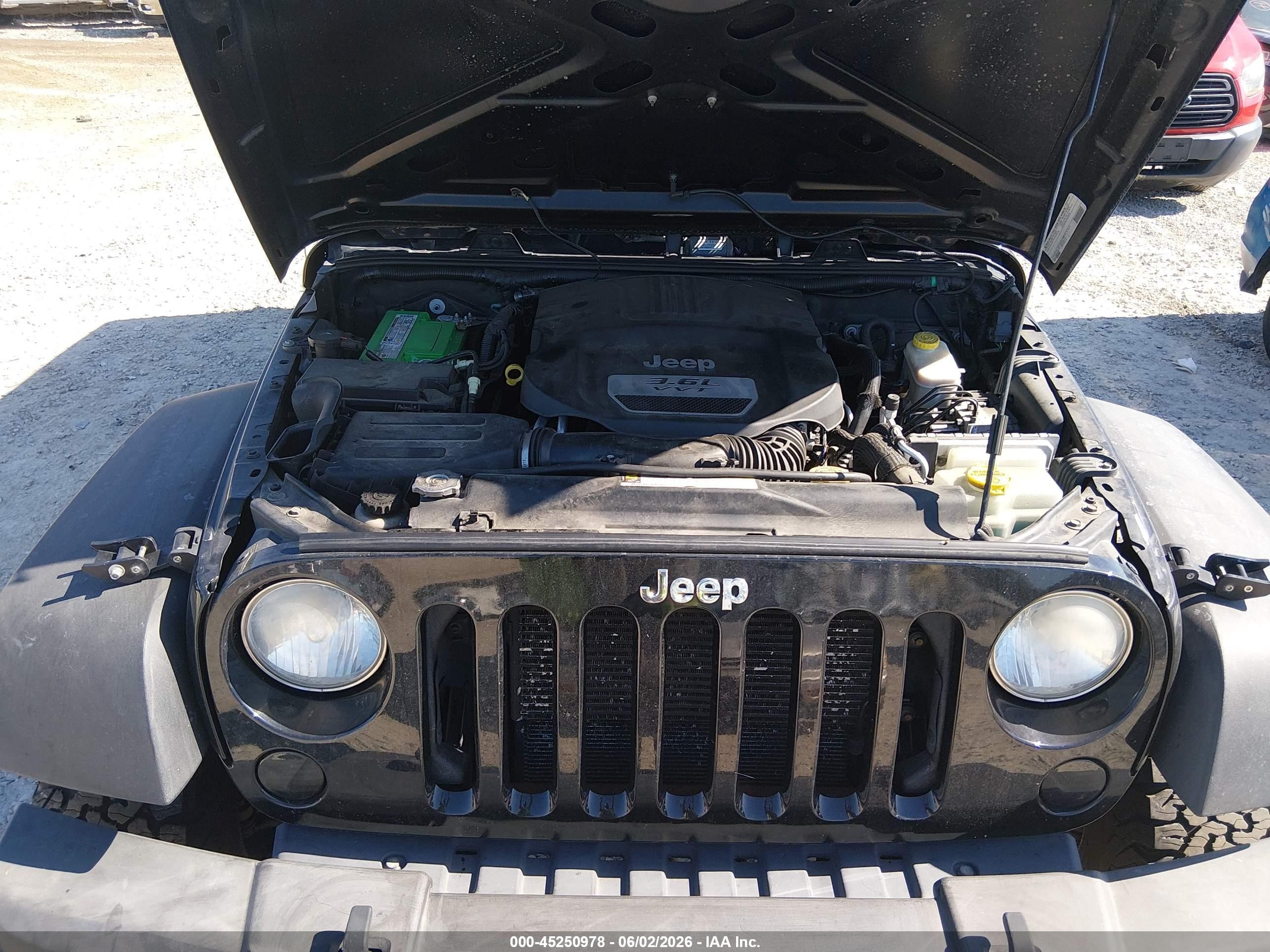 2012 Jeep Wrangler Unlimited Sport Black vin: 1C4BJWDG0CL151066