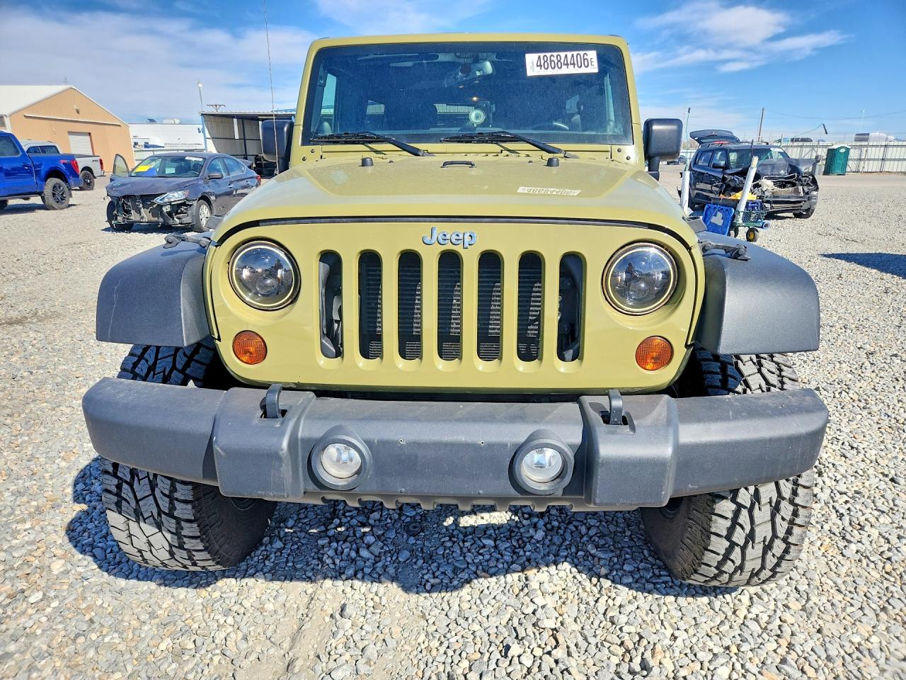 2013 Jeep Wrangler Unlimited Sport Green vin: 1C4BJWDG0DL605740