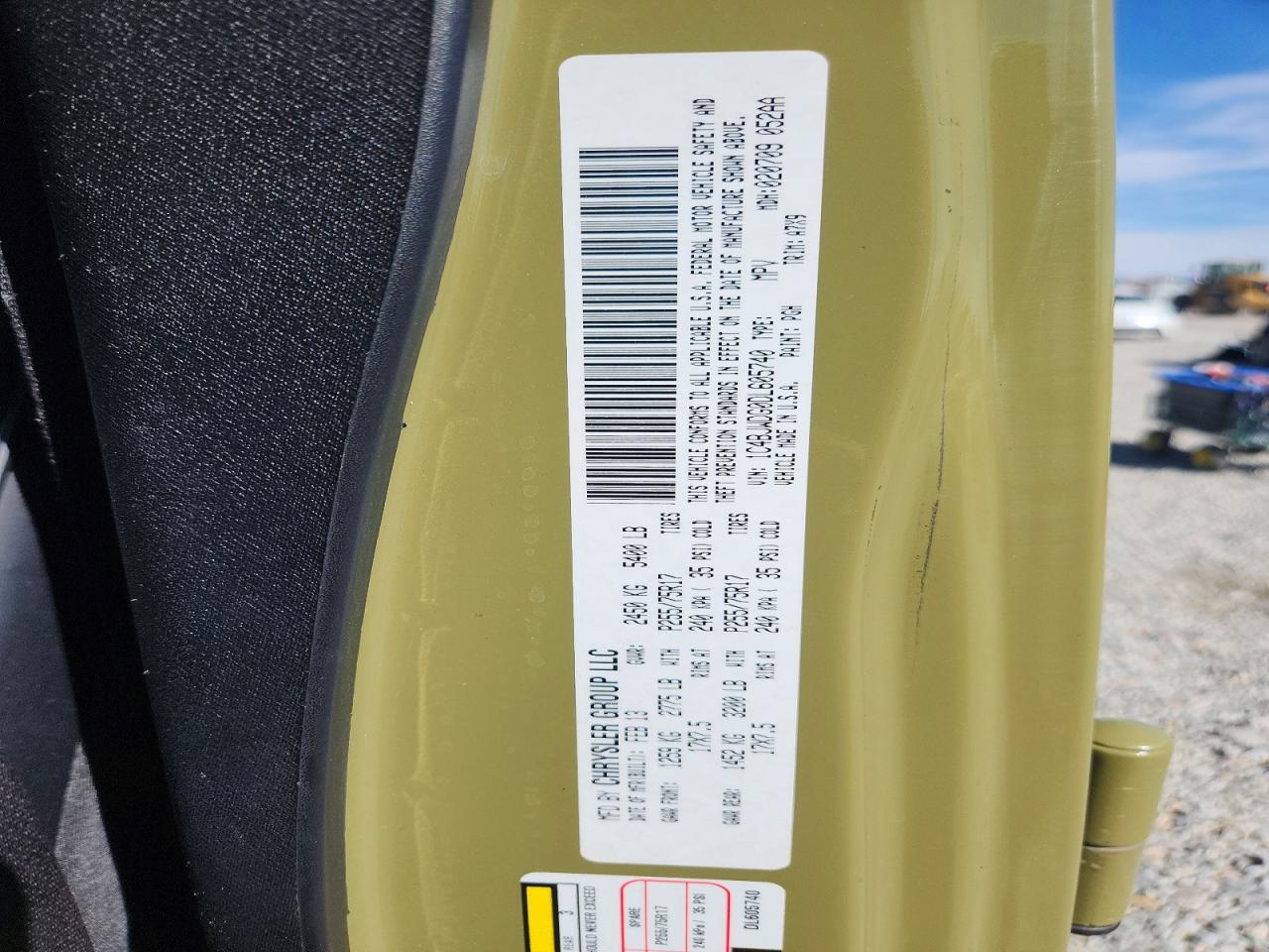 2013 Jeep Wrangler Unlimited Sport Green vin: 1C4BJWDG0DL605740