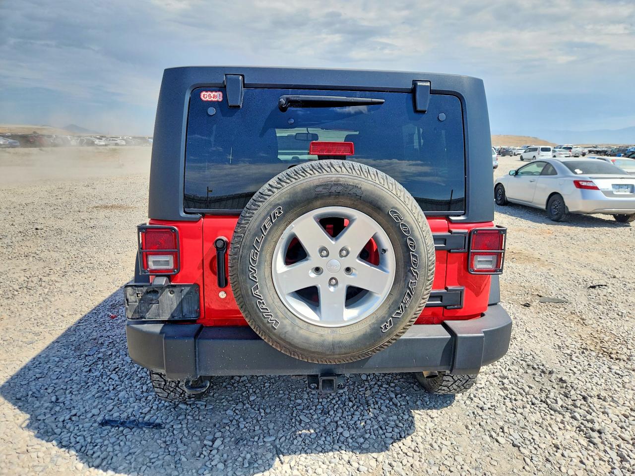 2013 Jeep Wrangler Unlimited Sport Red vin: 1C4BJWDG0DL669714