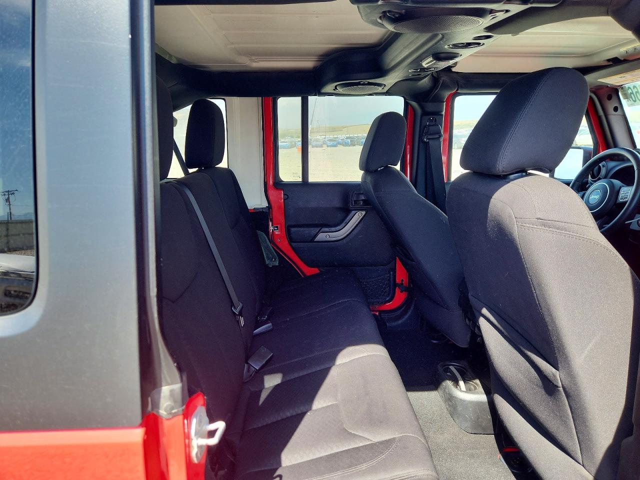 2013 Jeep Wrangler Unlimited Sport Red vin: 1C4BJWDG0DL669714