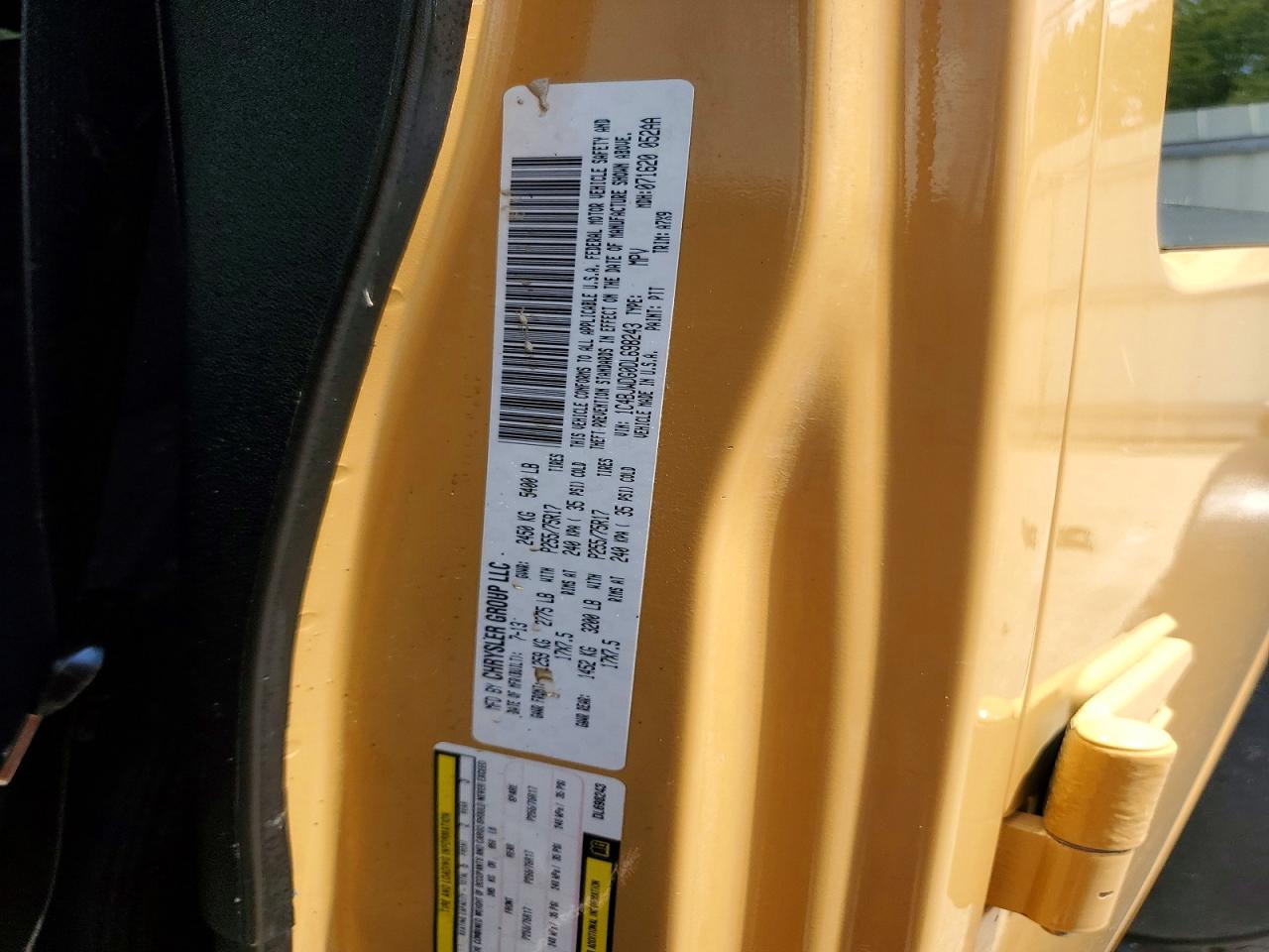 2013 Jeep Wrangler Unlimited Sport Tan vin: 1C4BJWDG0DL698243