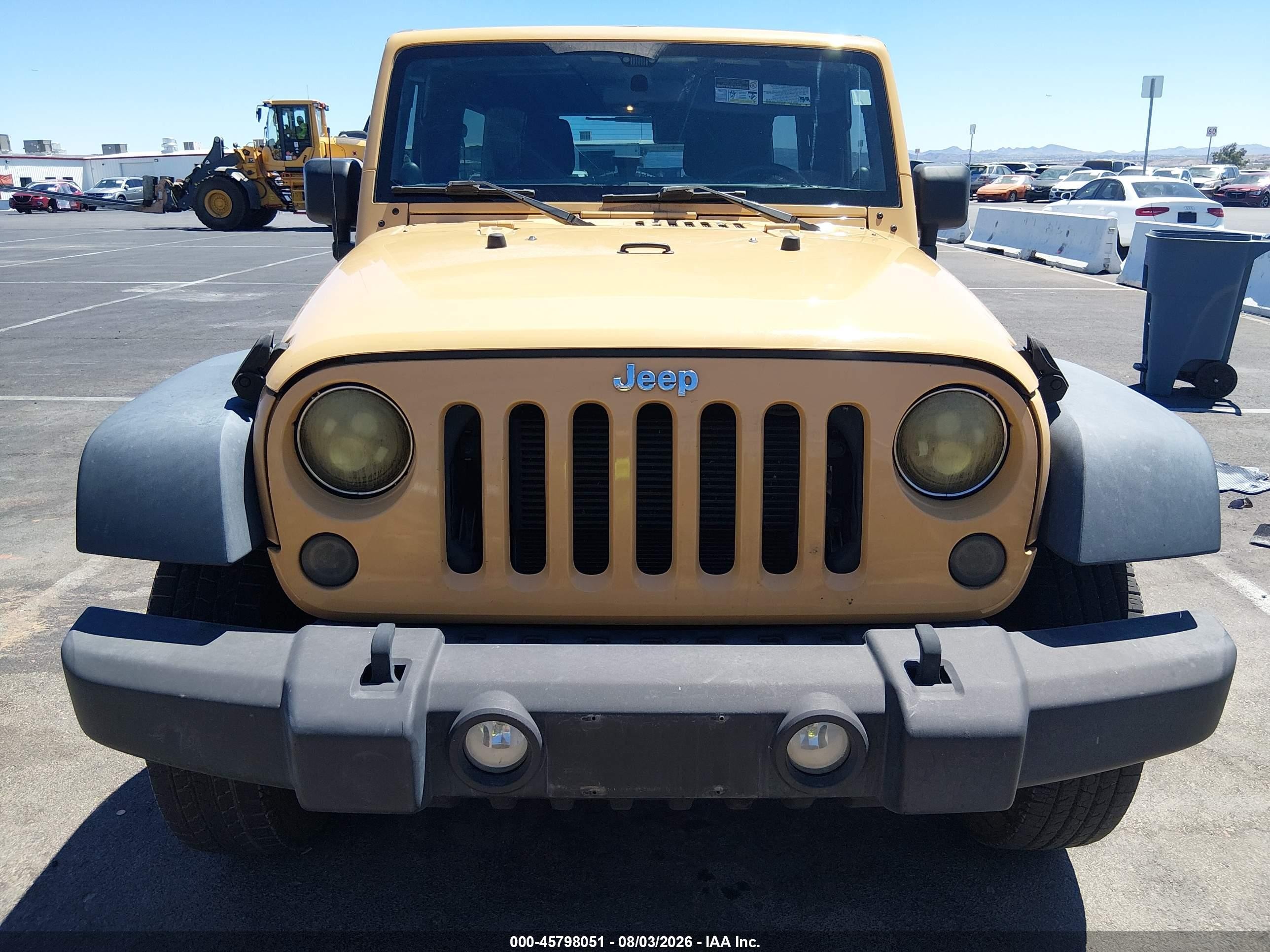 2014 Jeep Wrangler Unlimited Sport Champagne vin: 1C4BJWDG0EL242387