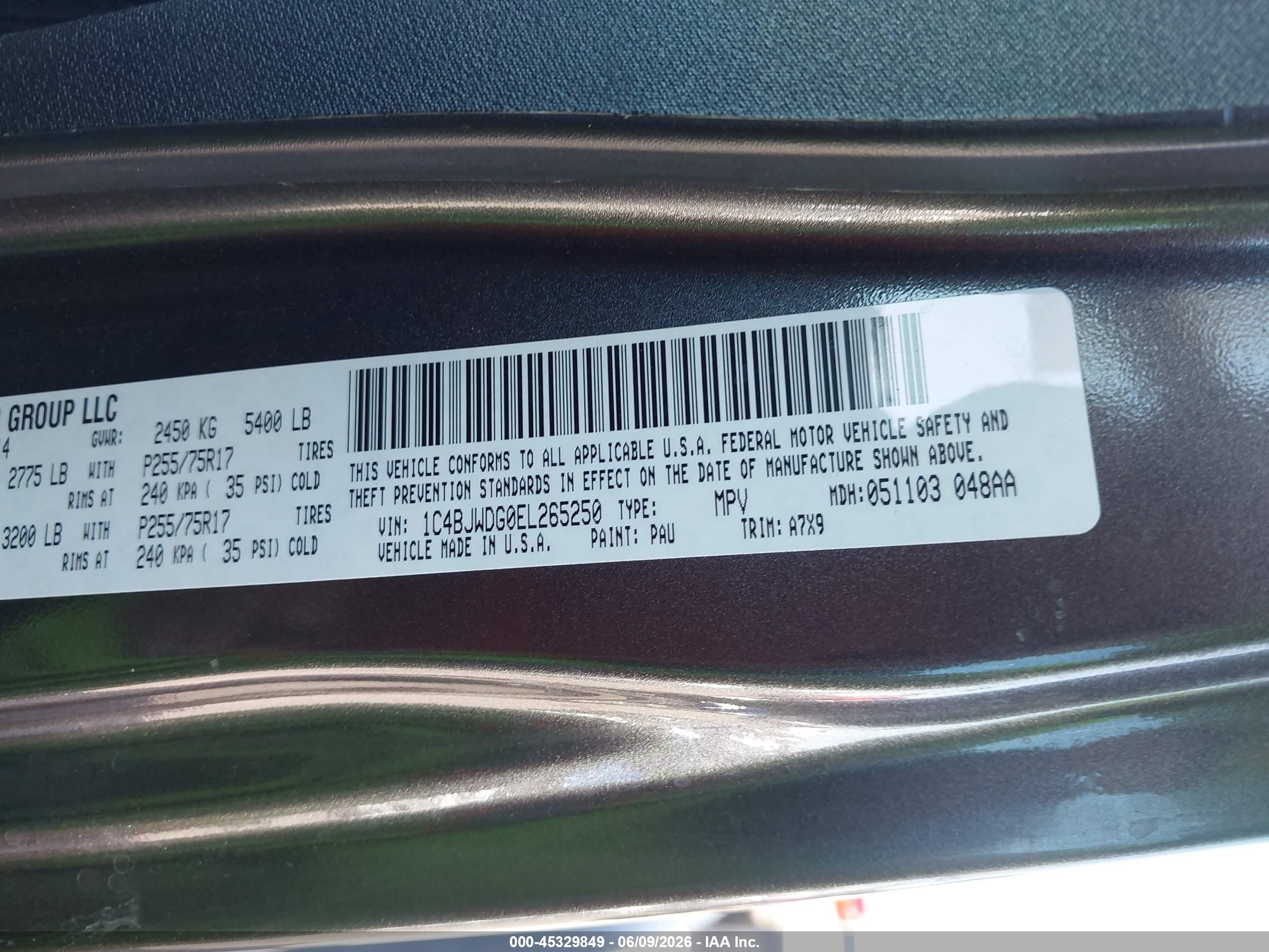 2014 Jeep Wrangler Unlimited Sport Gray vin: 1C4BJWDG0EL265250