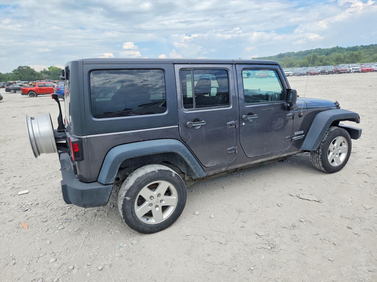 2014 Jeep Wrangler Unlimited Sport Charcoal vin: 1C4BJWDG0EL298832
