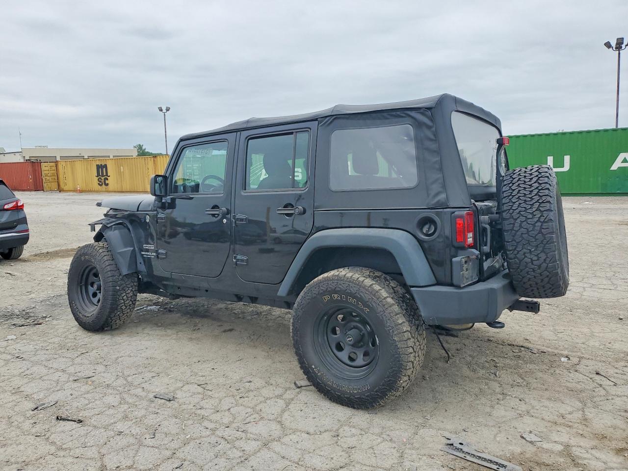 2014 Jeep Wrangler Unlimited Sport Black vin: 1C4BJWDG0EL305990