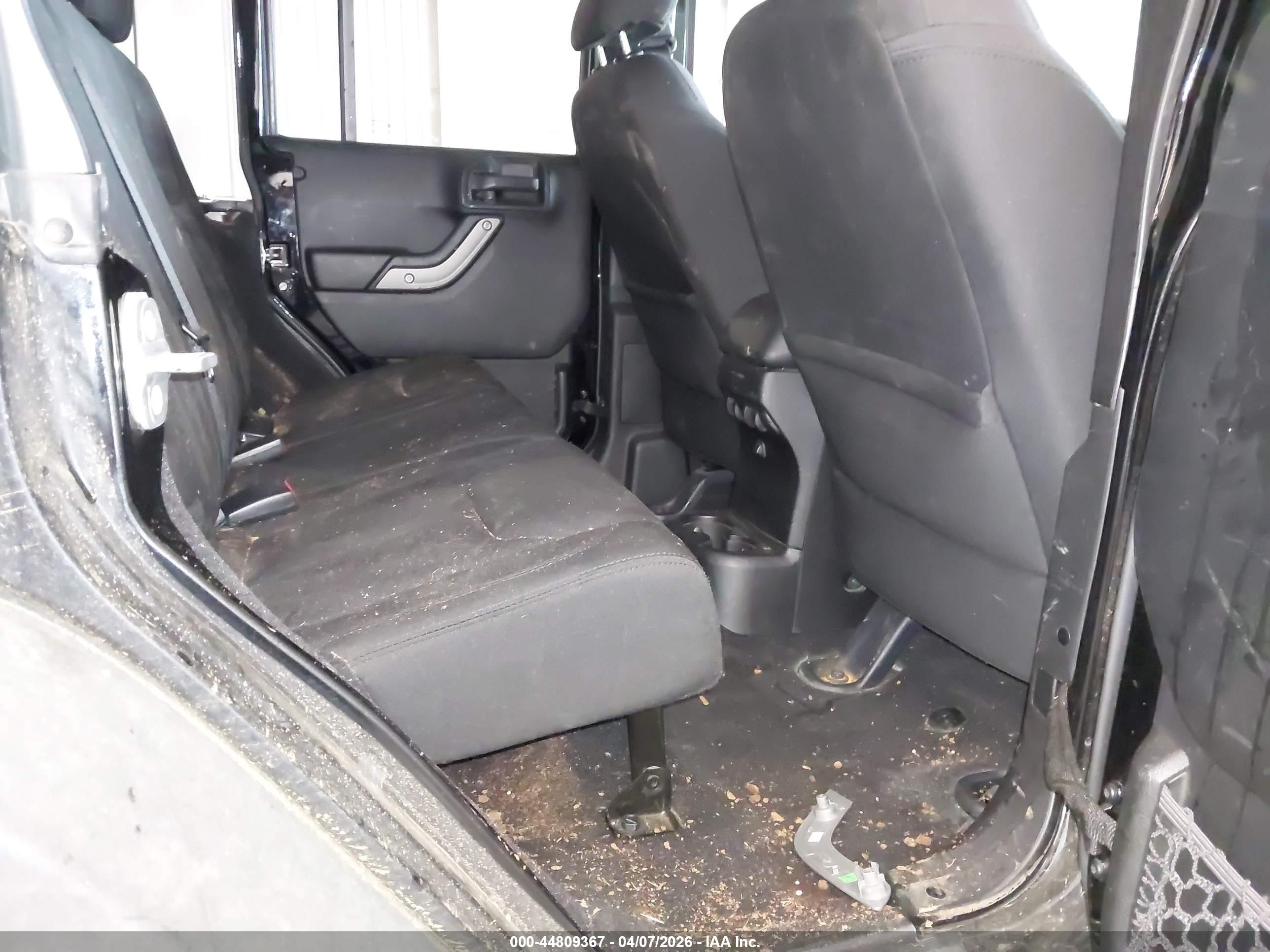 2014 Jeep Wrangler Unlimited Willys Wheeler Black vin: 1C4BJWDG0EL306542