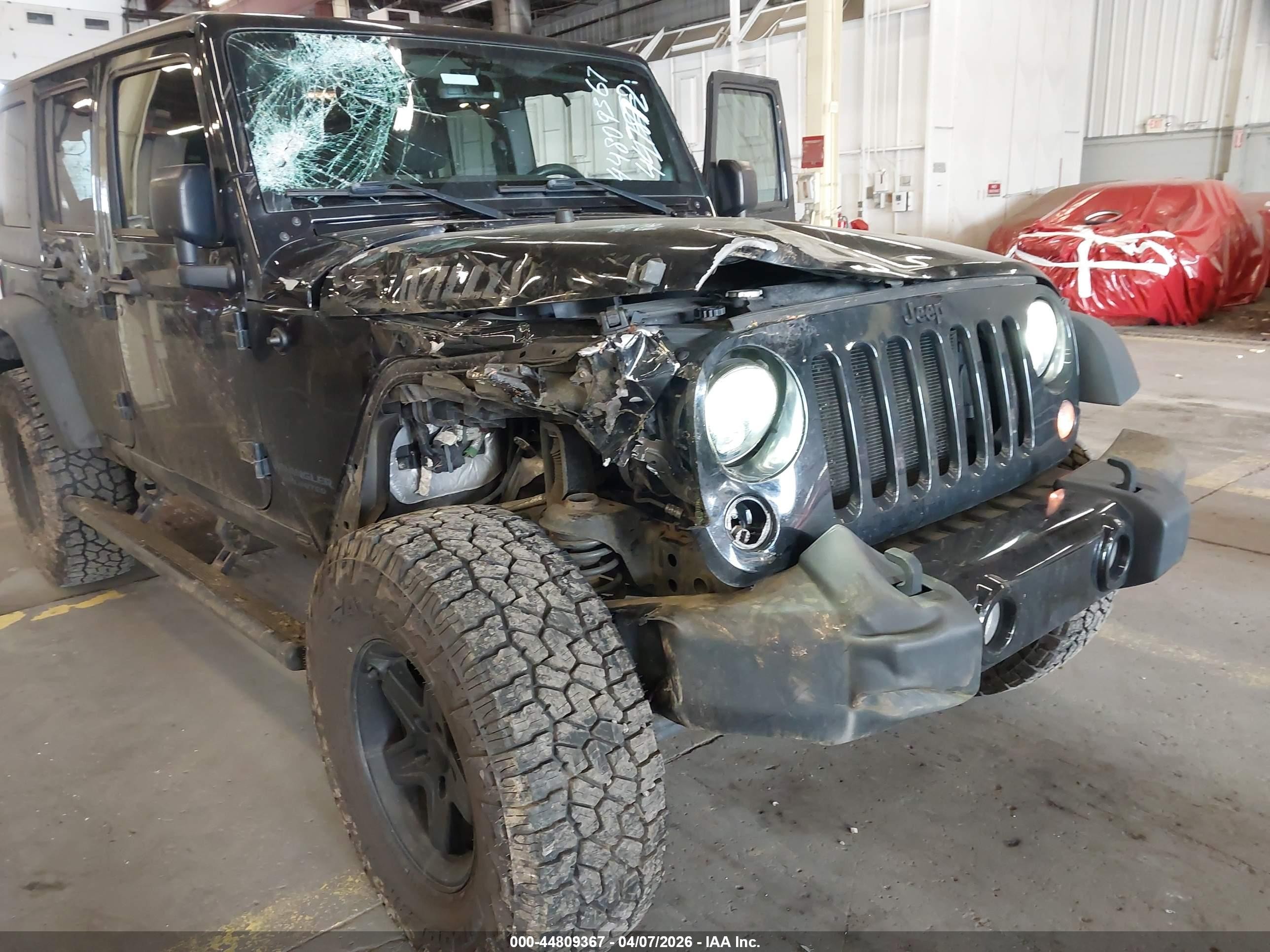 2014 Jeep Wrangler Unlimited Willys Wheeler Black vin: 1C4BJWDG0EL306542