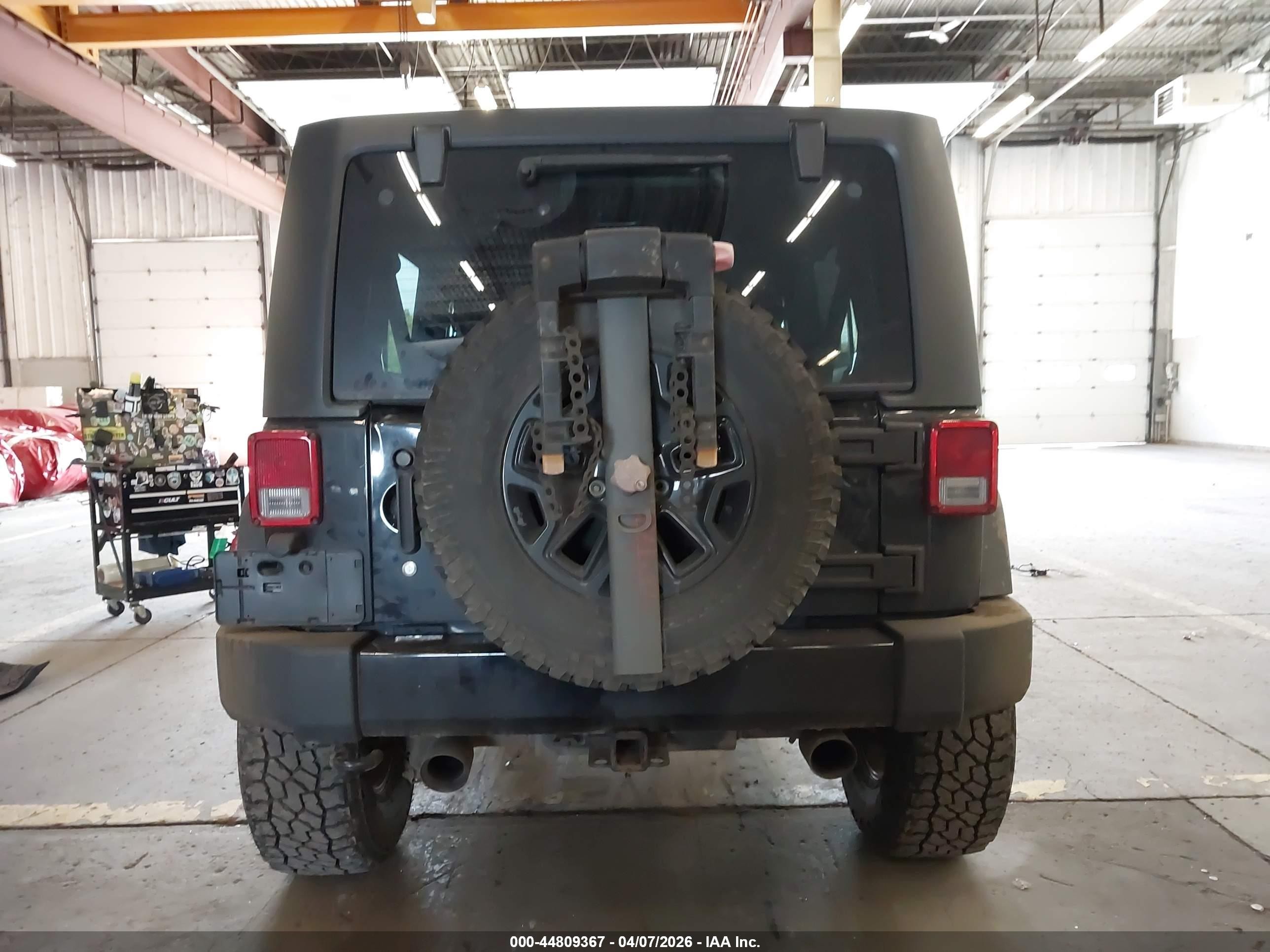 2014 Jeep Wrangler Unlimited Willys Wheeler Black vin: 1C4BJWDG0EL306542