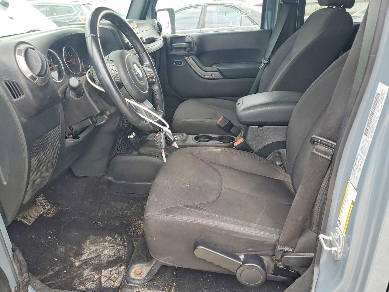 2015 Jeep Wrangler Unlimited Sport Gray vin: 1C4BJWDG0FL519962