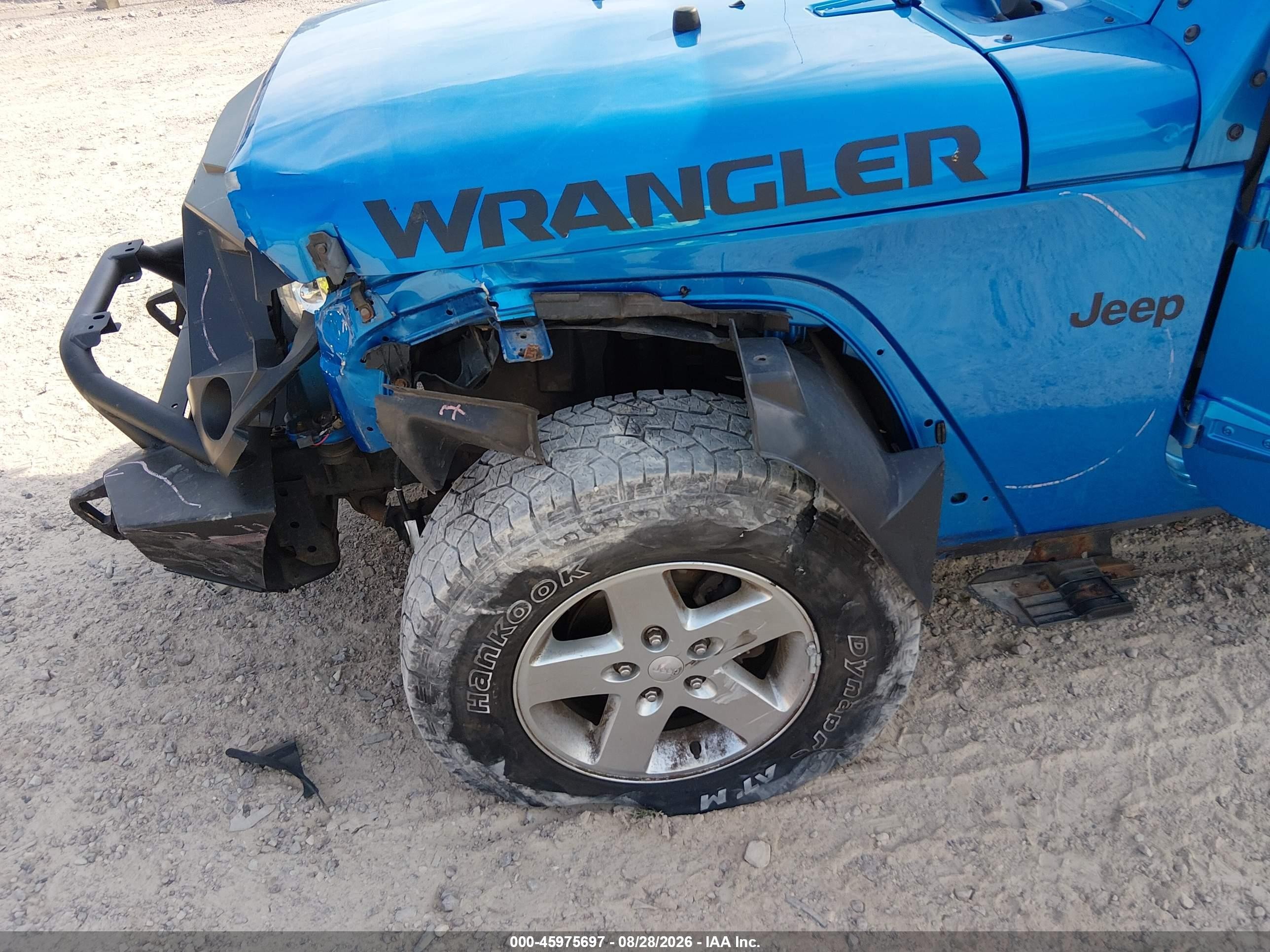 2015 Jeep Wrangler Unlimited Sport Синий vin: 1C4BJWDG0FL523218