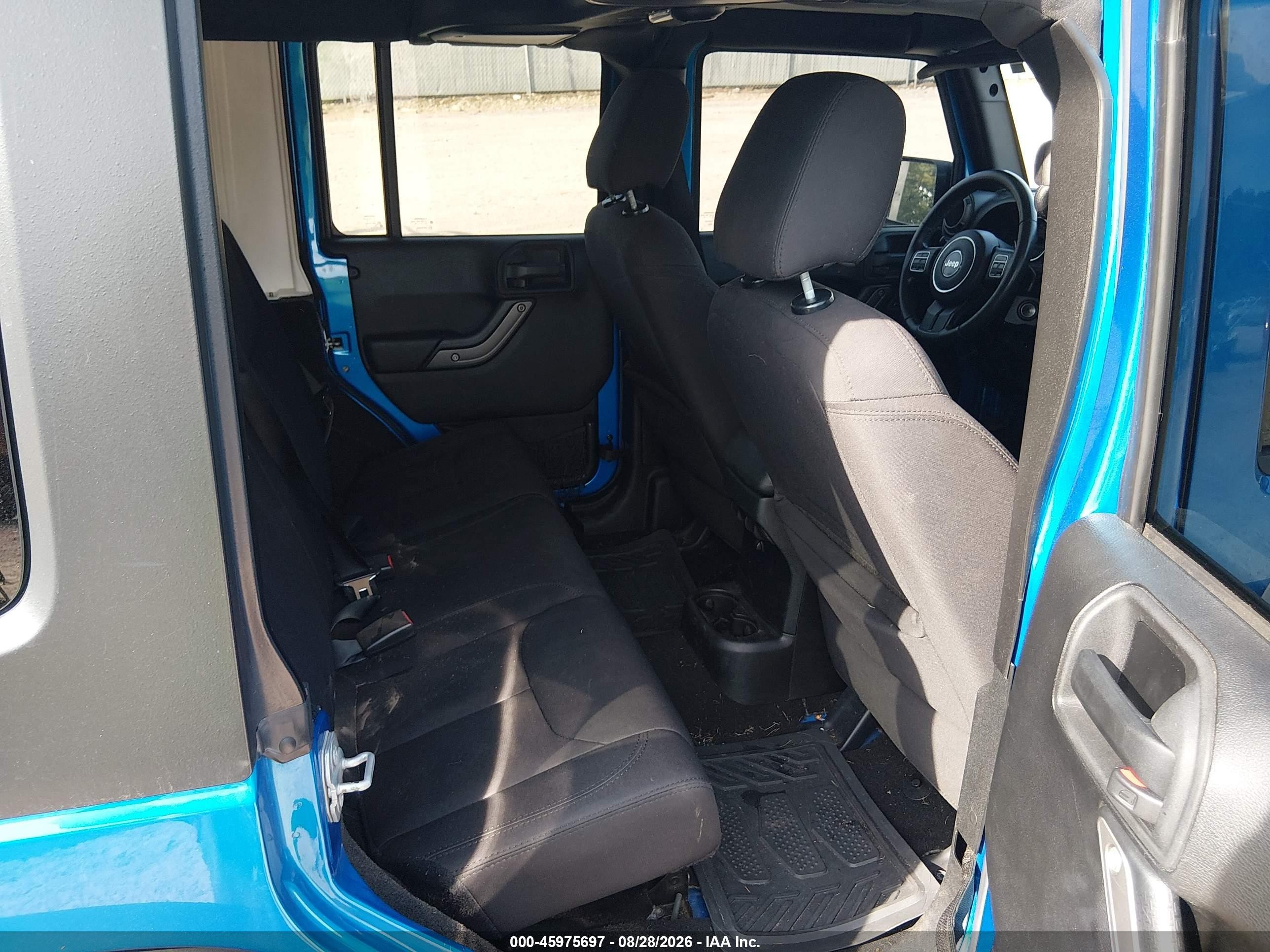 2015 Jeep Wrangler Unlimited Sport Синий vin: 1C4BJWDG0FL523218