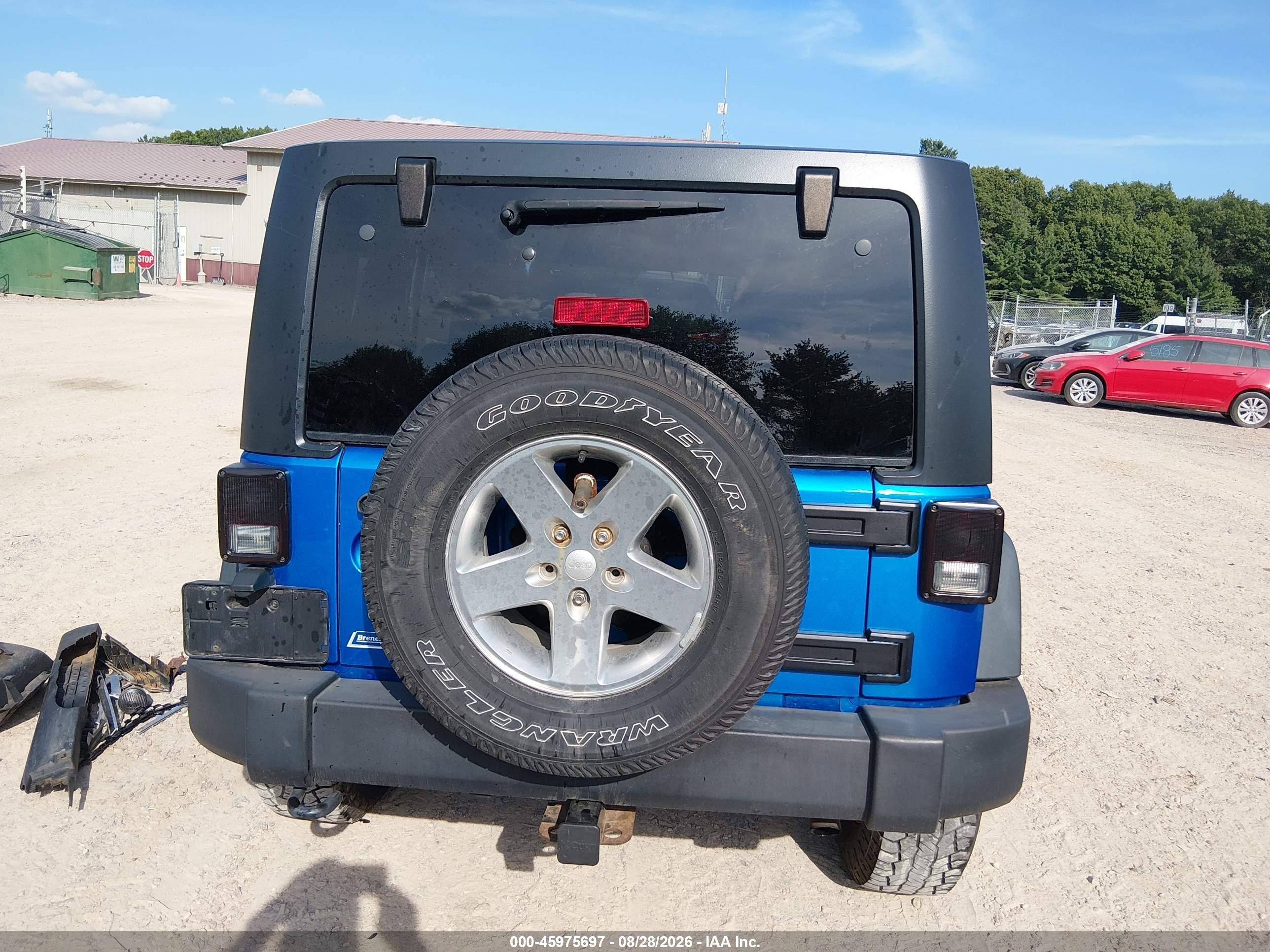 2015 Jeep Wrangler Unlimited Sport Синий vin: 1C4BJWDG0FL523218