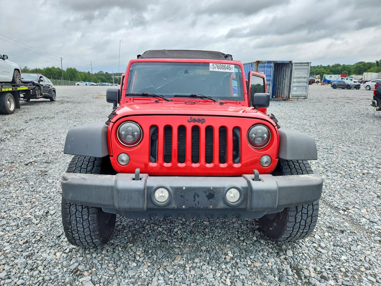 2015 Jeep Wrangler Unlimited Sport Red vin: 1C4BJWDG0FL565470
