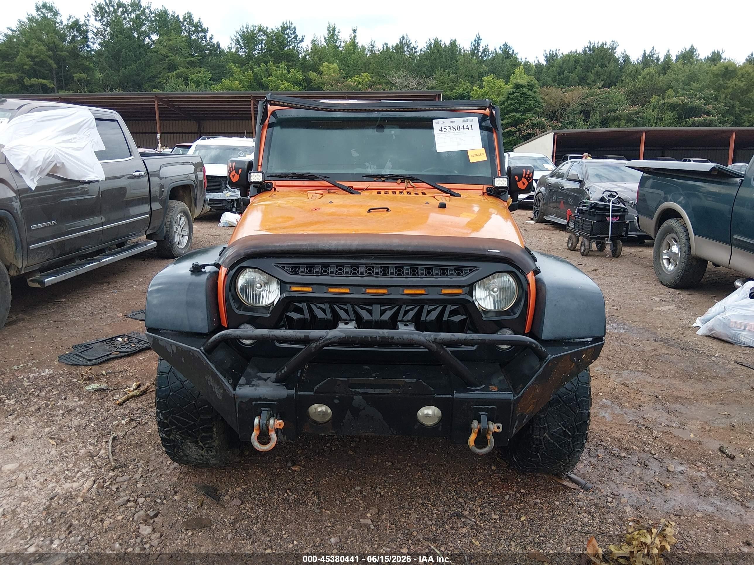 2015 Jeep Wrangler Unlimited Sport Orange vin: 1C4BJWDG0FL588652