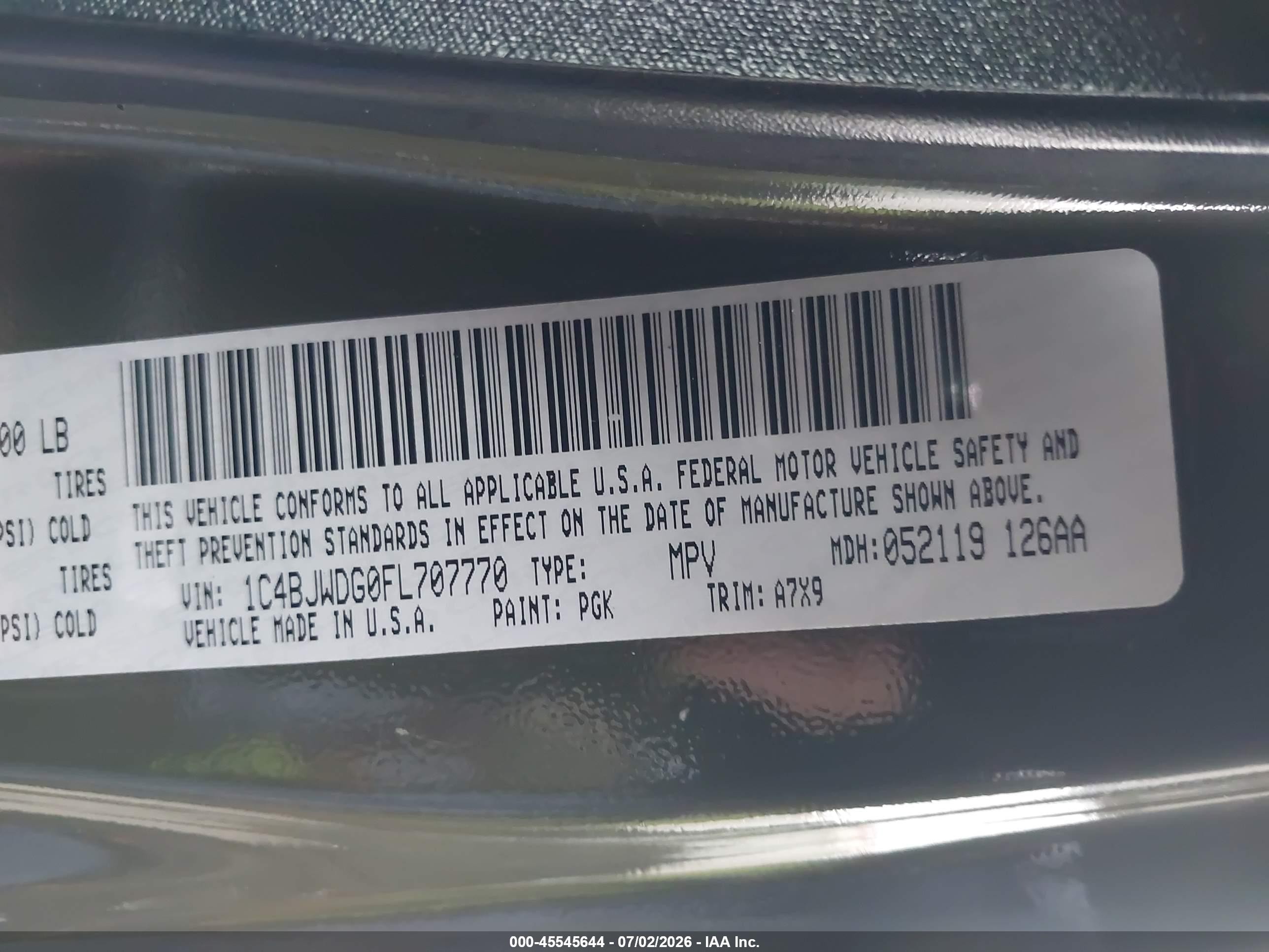 2015 Jeep Wrangler Unlimited Sport Green vin: 1C4BJWDG0FL707770