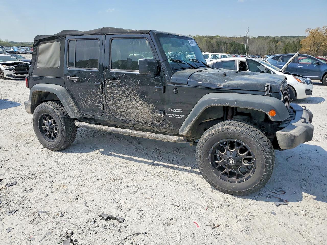 2015 Jeep Wrangler Unlimited Sport Black vin: 1C4BJWDG0FL732202
