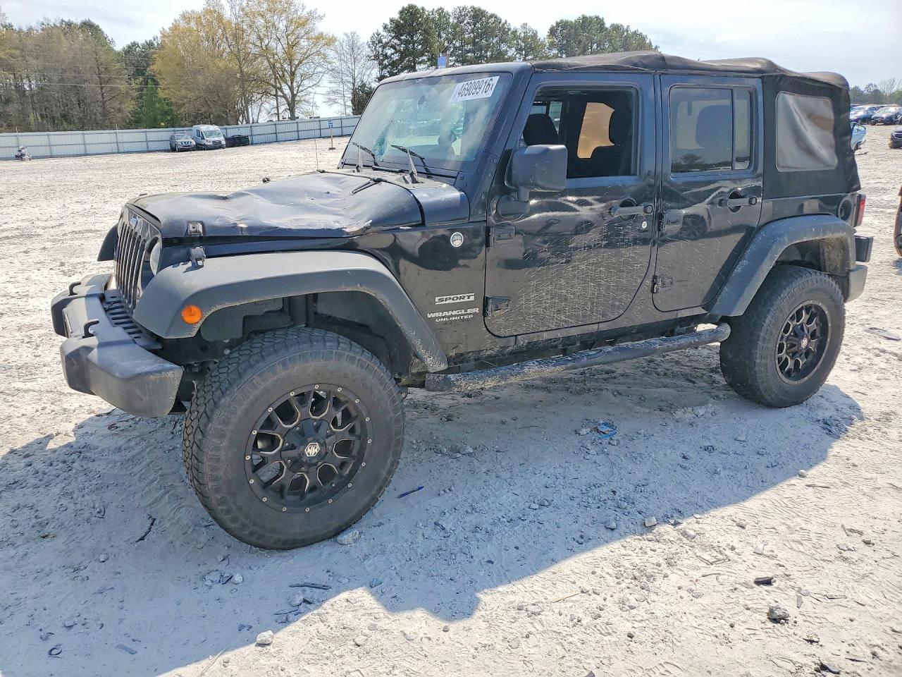 2015 Jeep Wrangler Unlimited Sport Black vin: 1C4BJWDG0FL732202