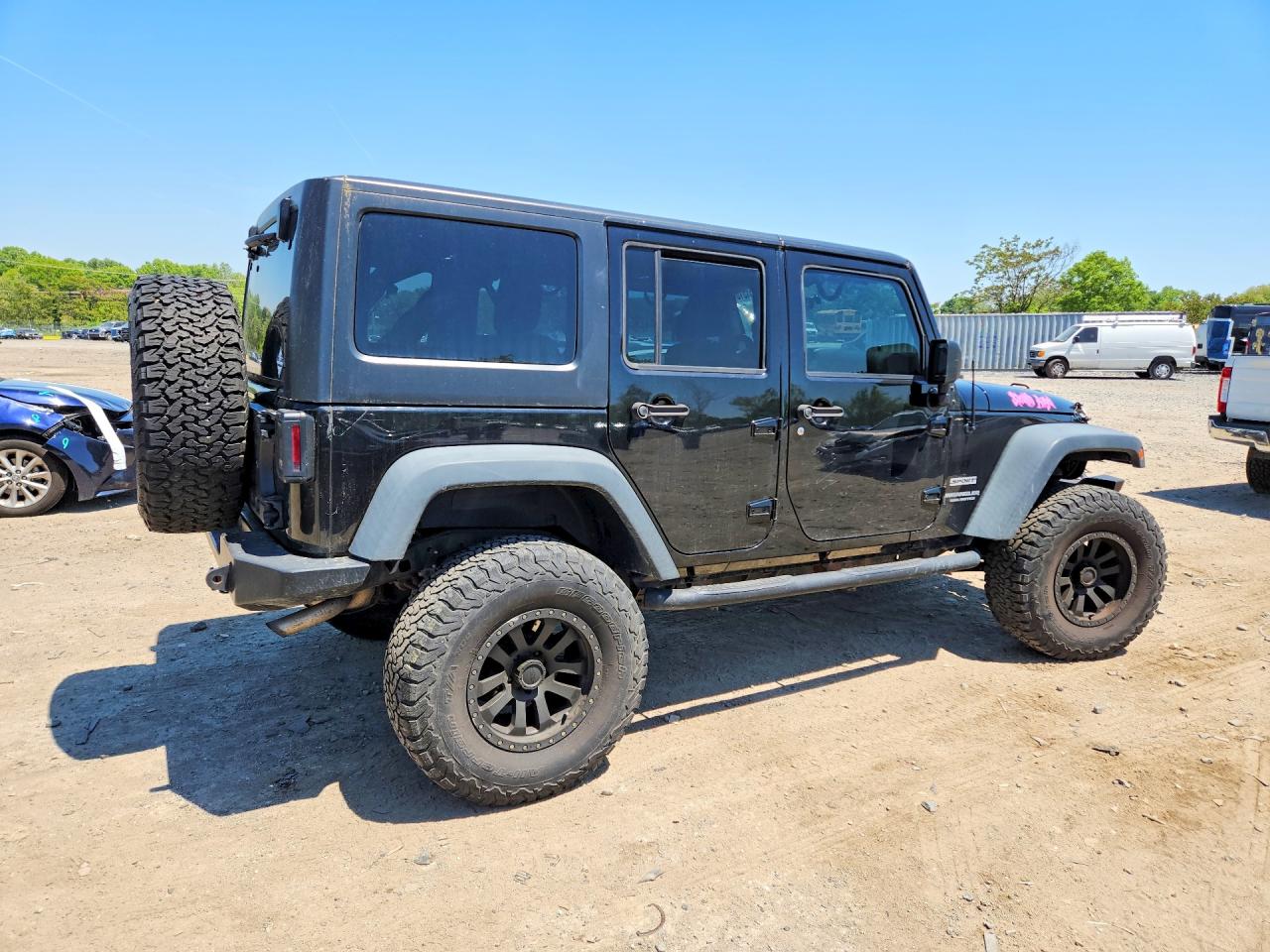 2016 Jeep Wrangler Sport Black vin: 1C4BJWDG0GL118316