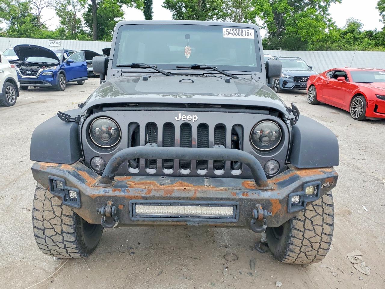2017 Jeep Wrangler Unlimited Sport Gray vin: 1C4BJWDG0HL569571